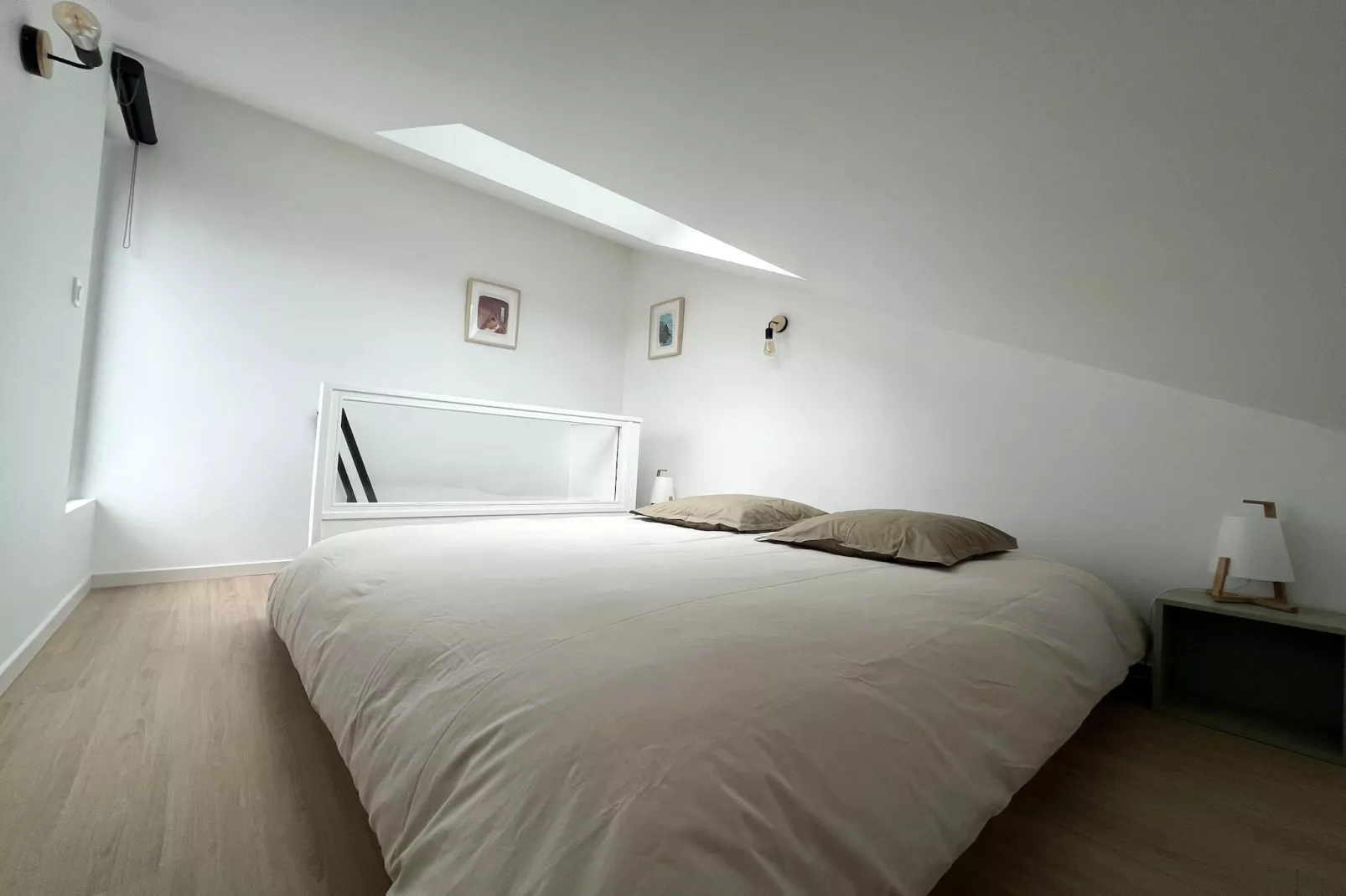 Studio bas Locquirec-Slaapkamer