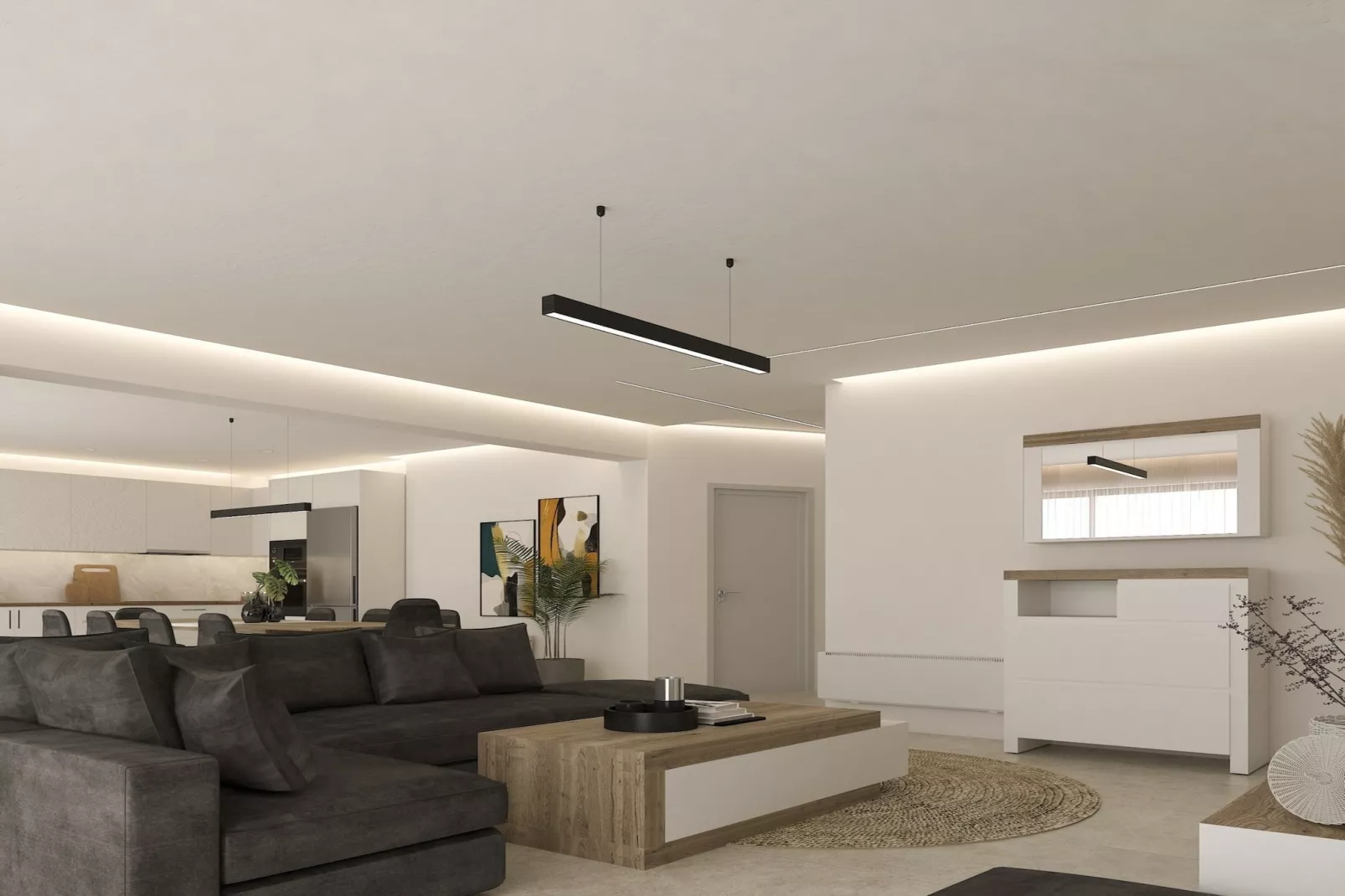 Gaia Villa-Aether group villas-Woonkamer