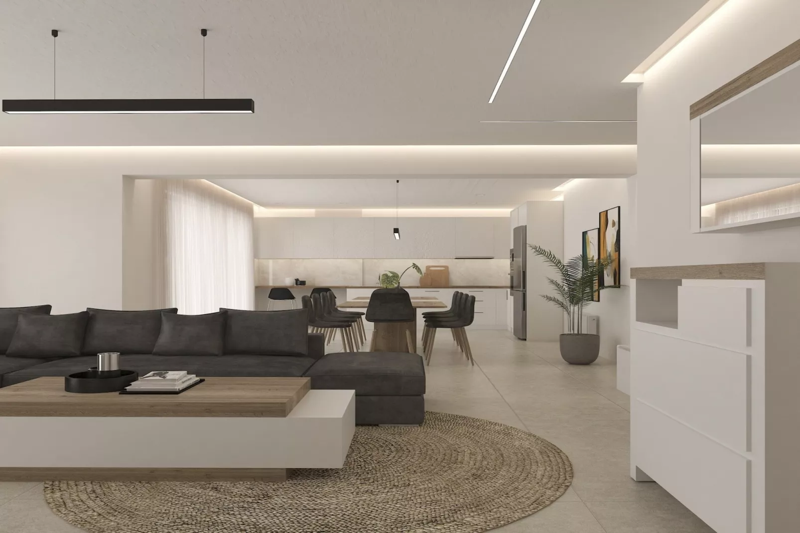 Gaia Villa-Aether group villas-Woonkamer