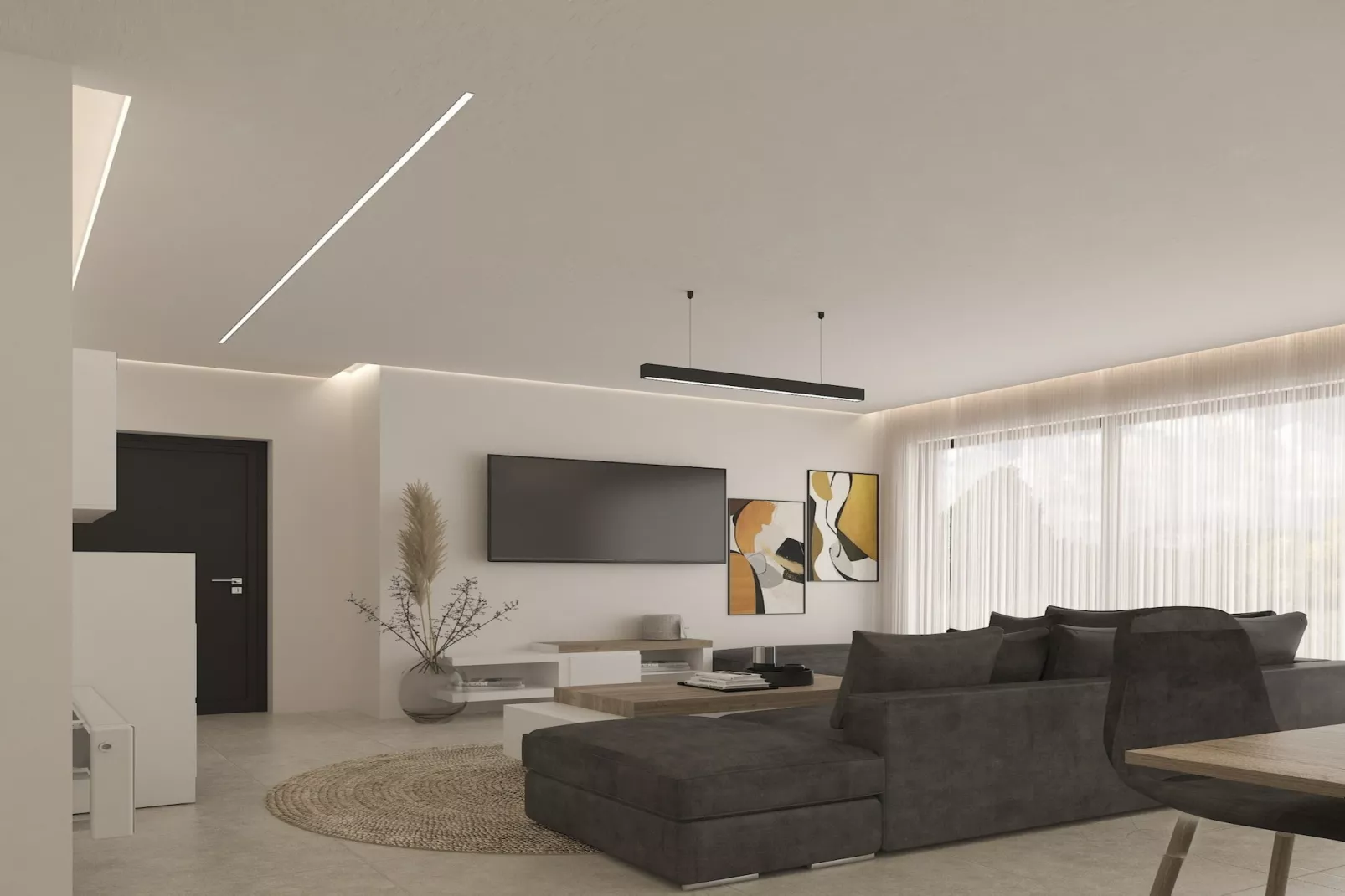 Gaia Villa-Aether group villas-Woonkamer