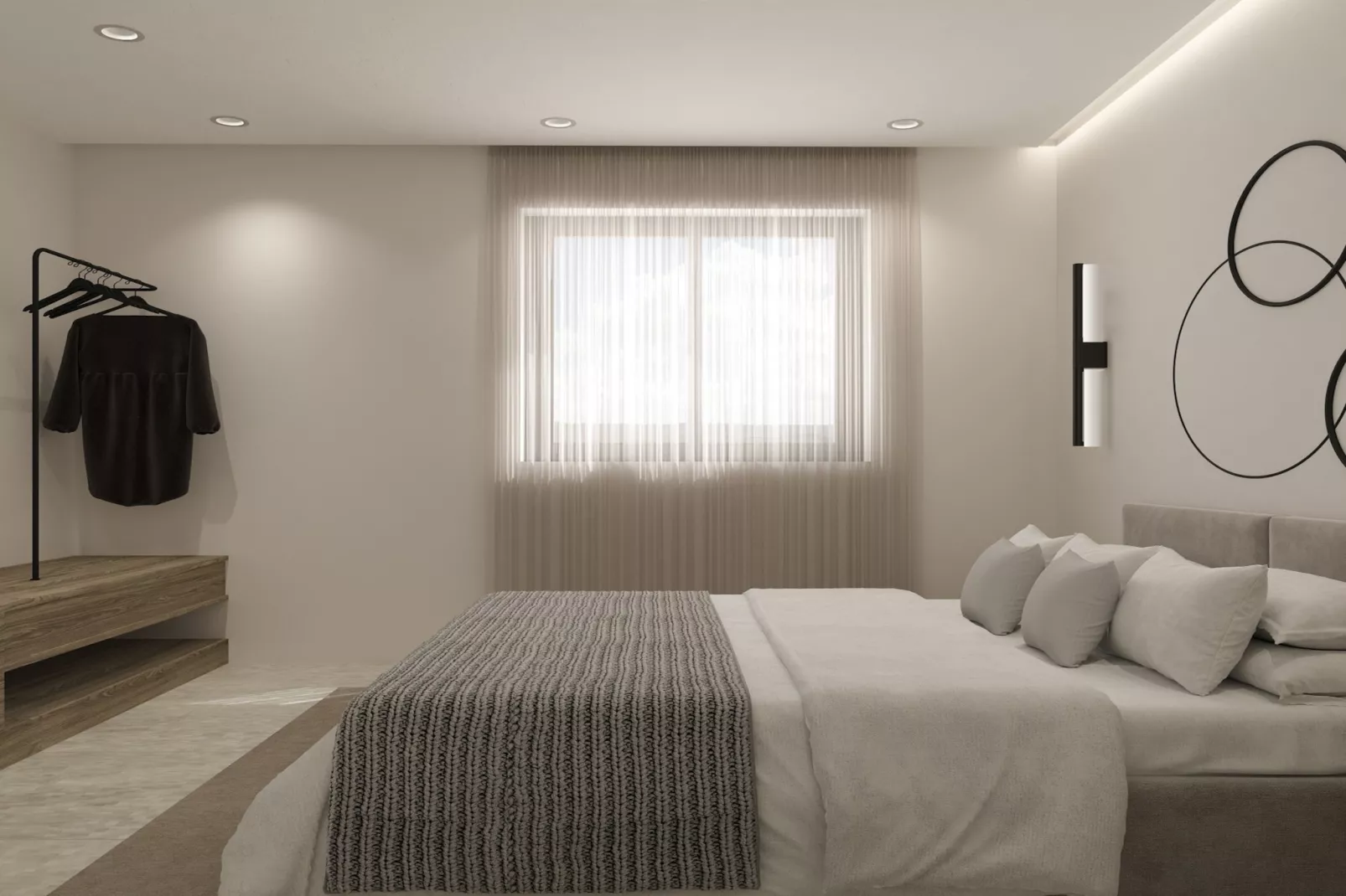 Ouranos Villa-Aether group villas-Slaapkamer