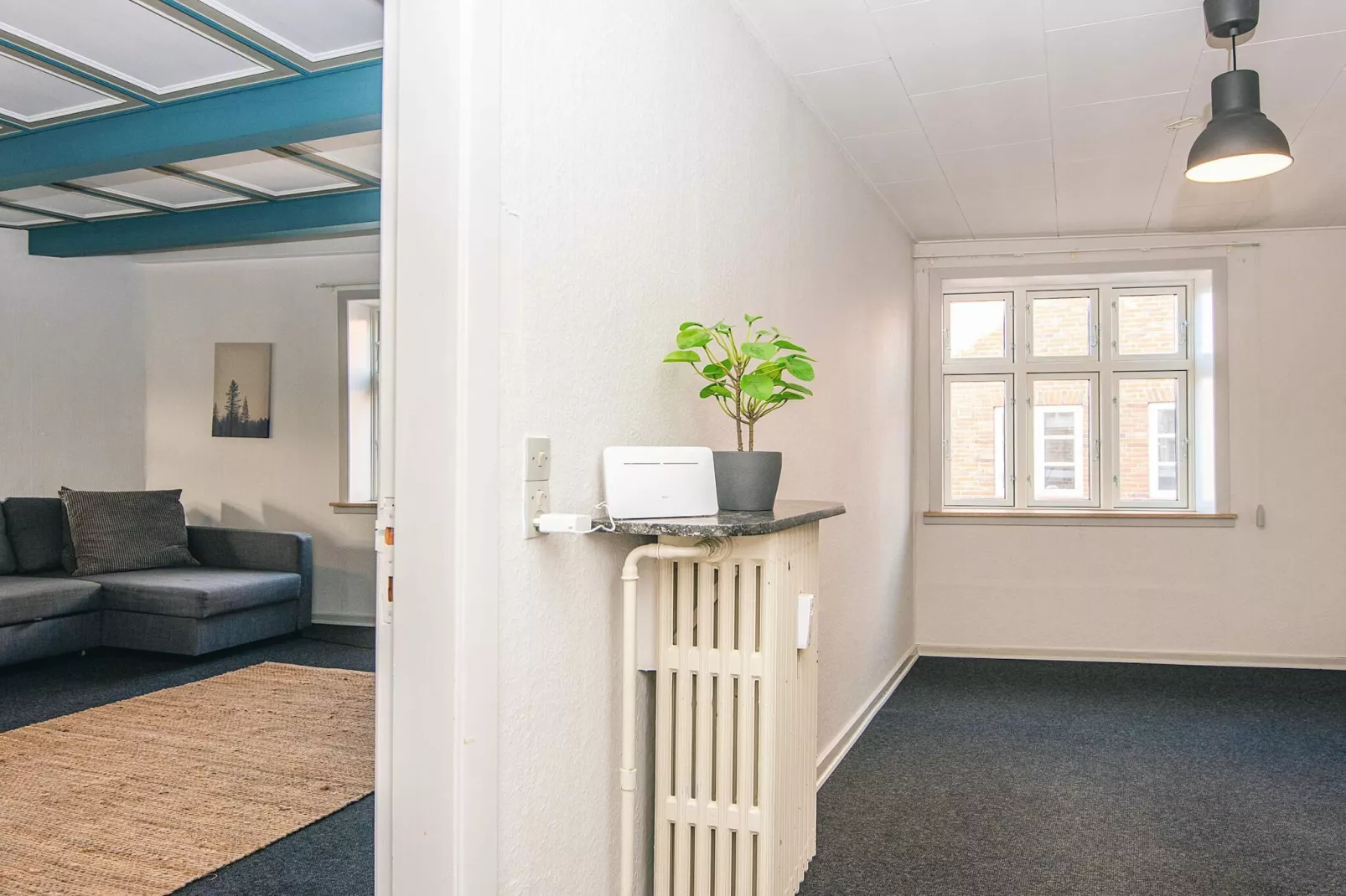 Vakantiehuis, aan de haven-Binnen