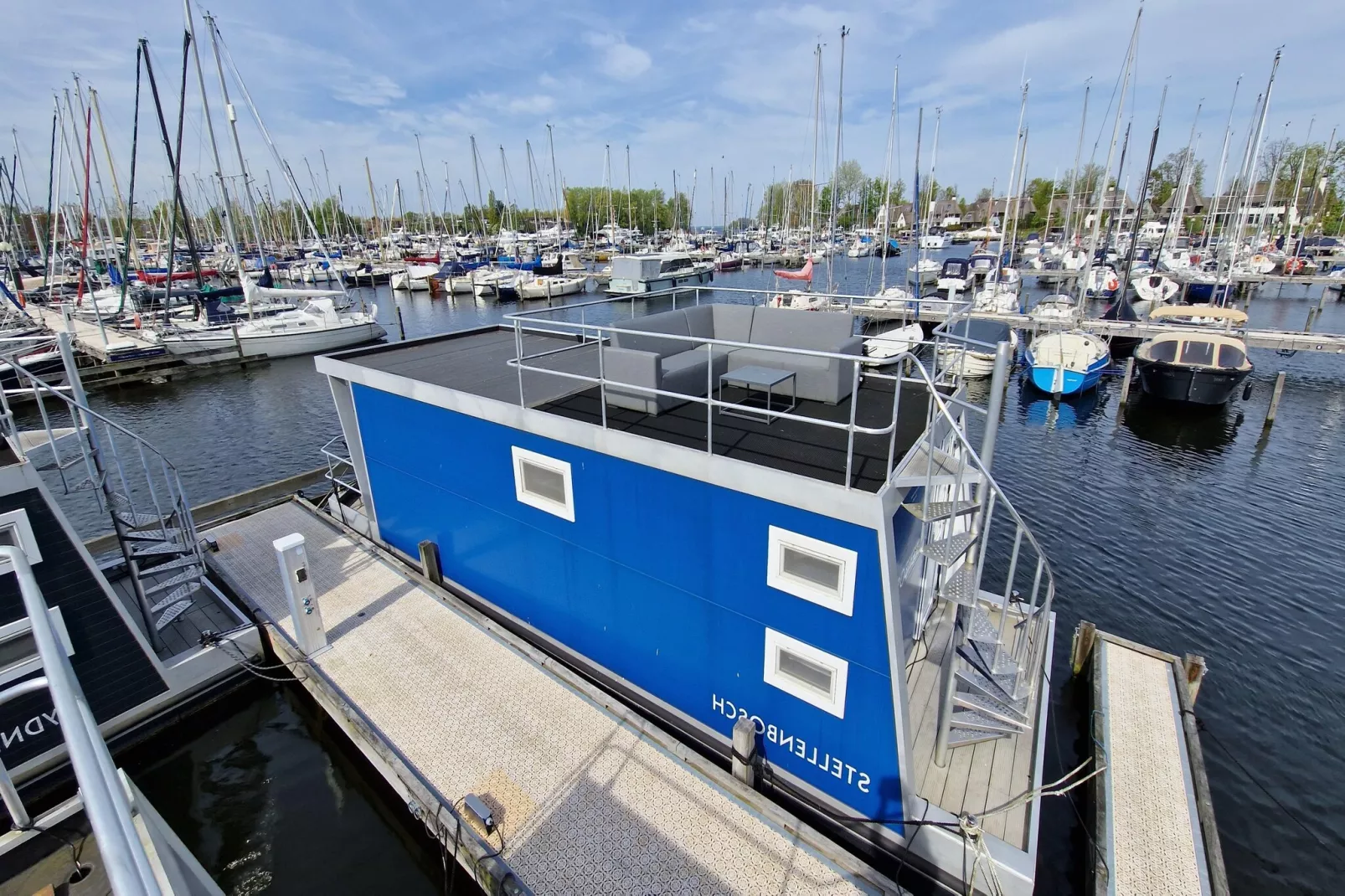 Havenlodges Naarden 1-Buitenkant zomer