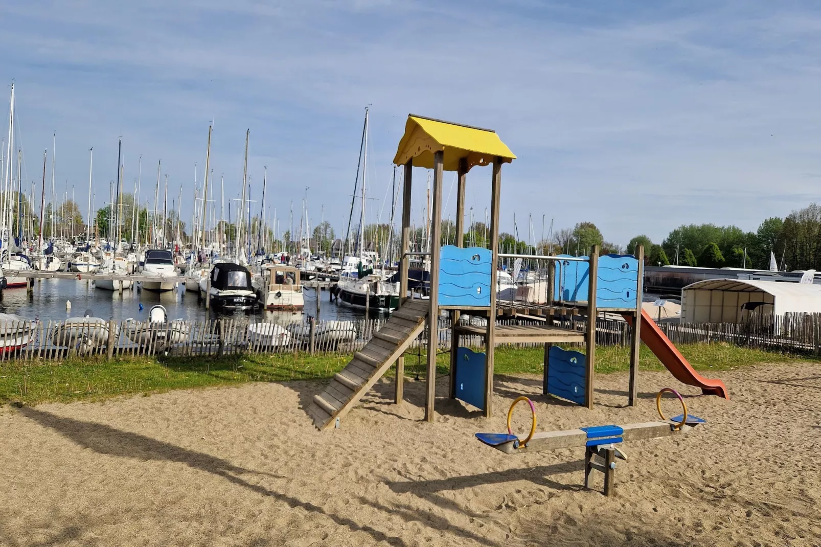 Havenlodges Naarden 1-Tuinen zomer
