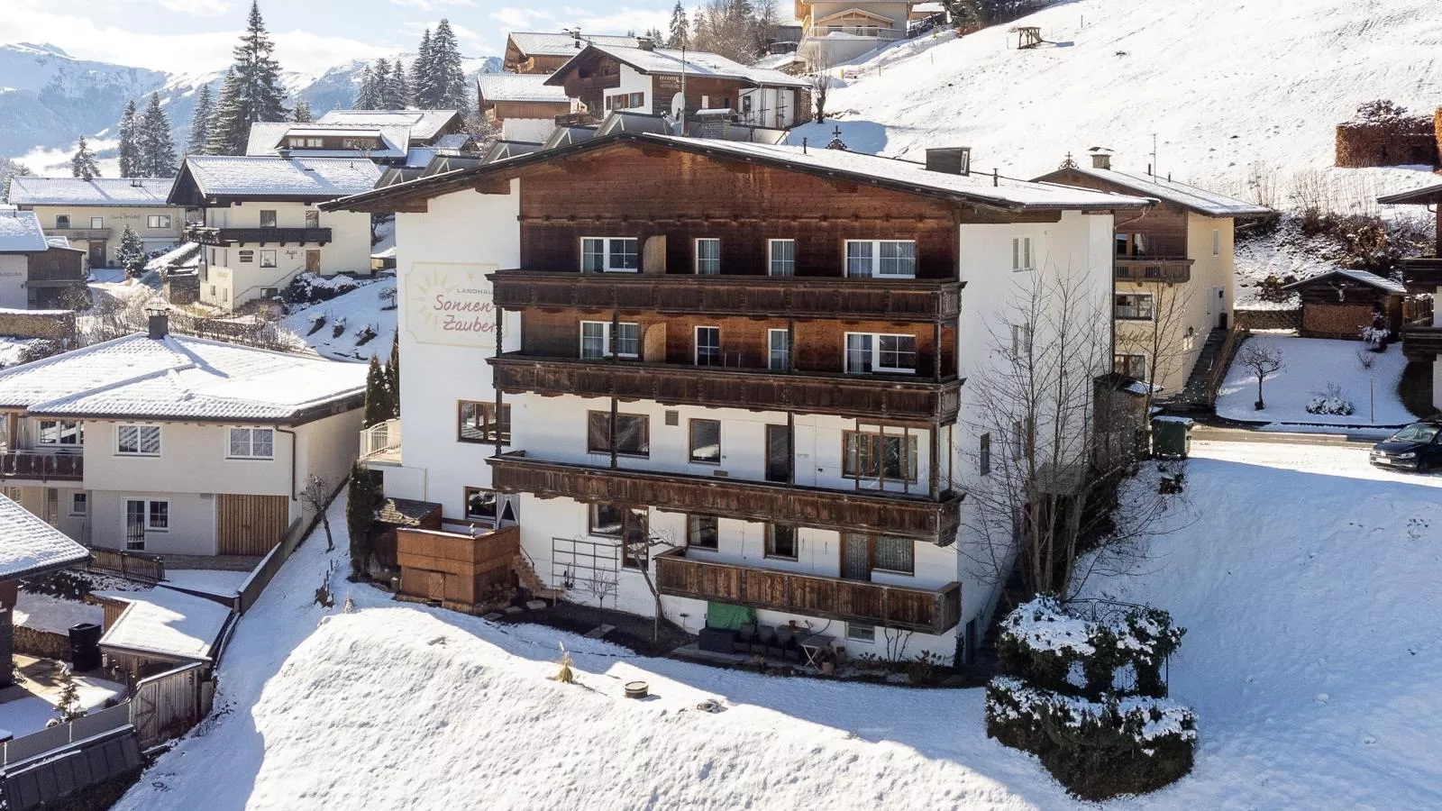 Landhaus Sonnenzauber-Exterieur winter