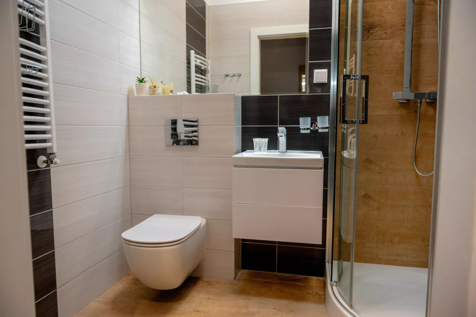 Apartament Grunwaldzka 12a-23 Pobierowo-Badkamer