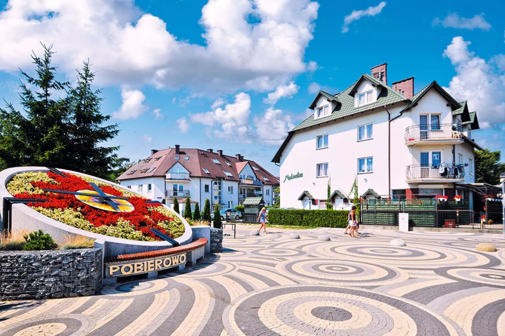 Apartamenty 3-osobowe Pobierowo-Uitzicht zomer