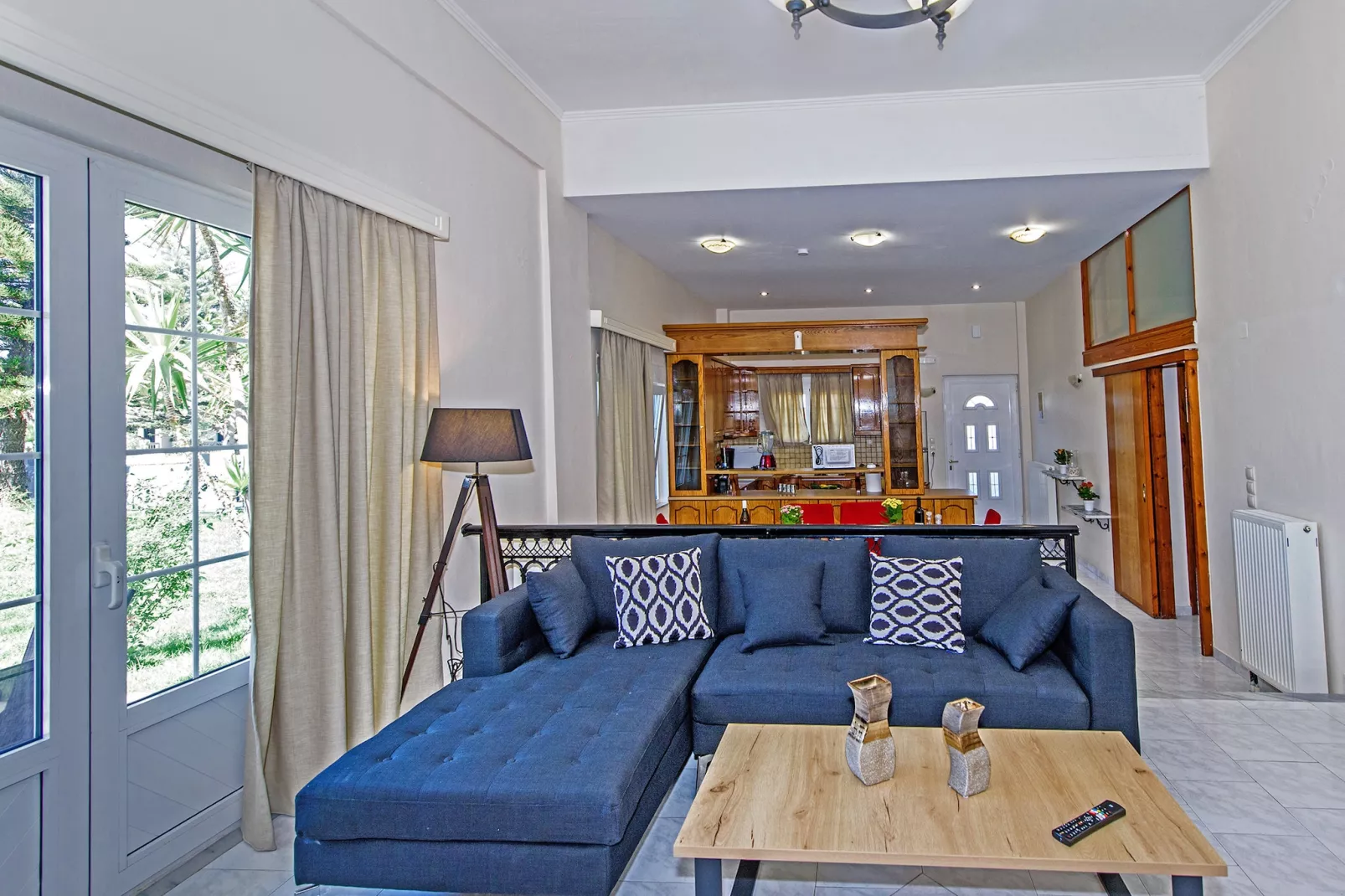Platanias Villa Spyros-Woonkamer
