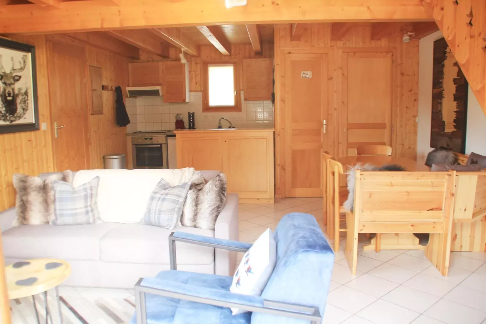 Chalet Ecureuil ECR CHARMING & NATURE 5 Pers.-Woonkamer