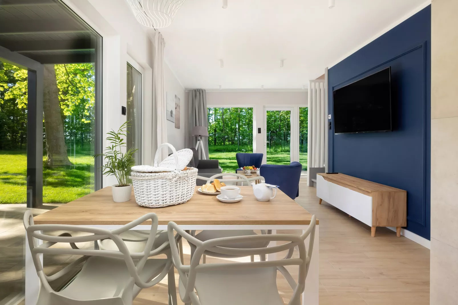 Villa Hoff Ferienhäuser Domek 5 Pers-Eetkamer