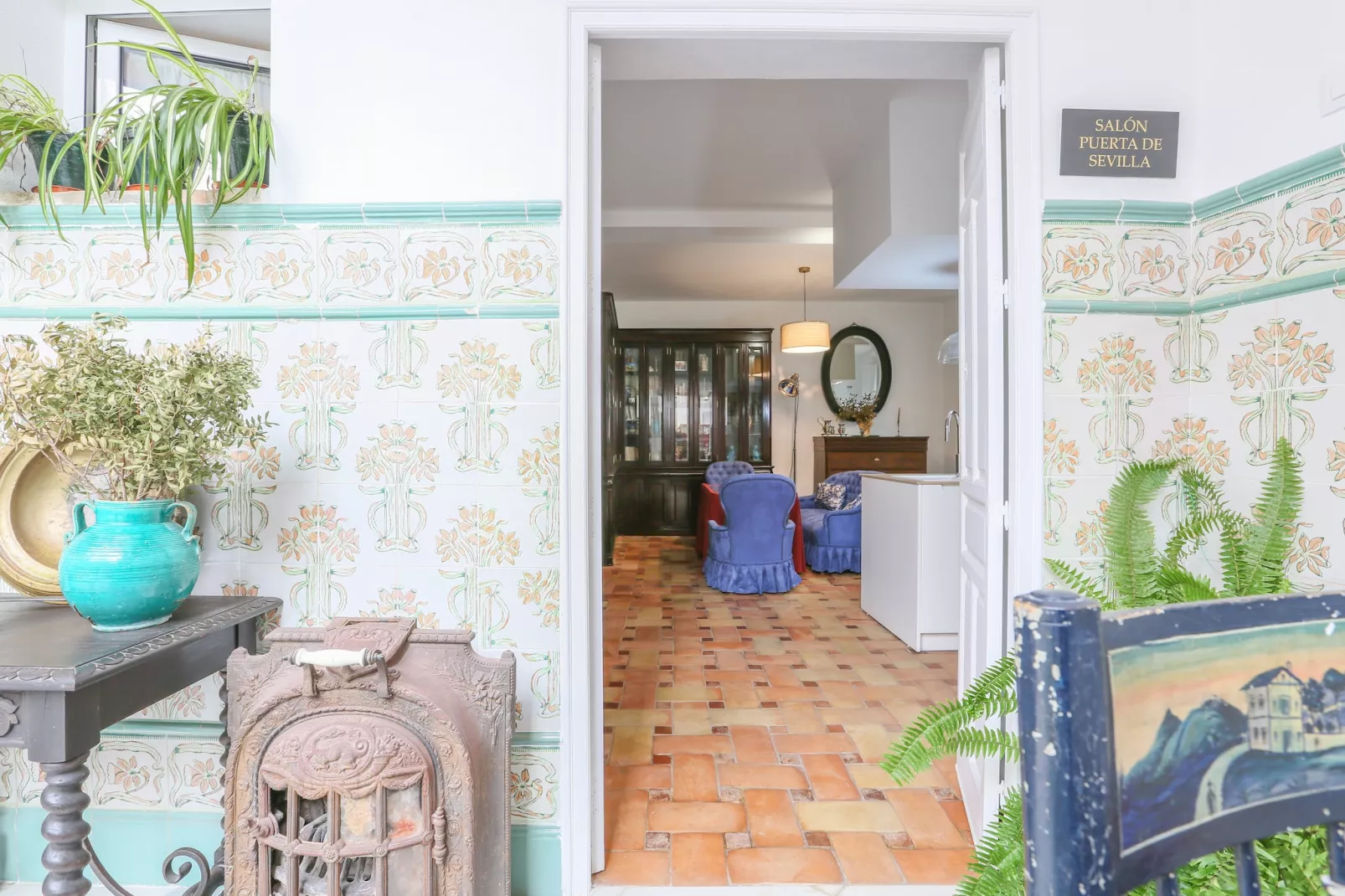 Posada De La Casa Del Pintor Hab. Huelva-Buitenkant zomer