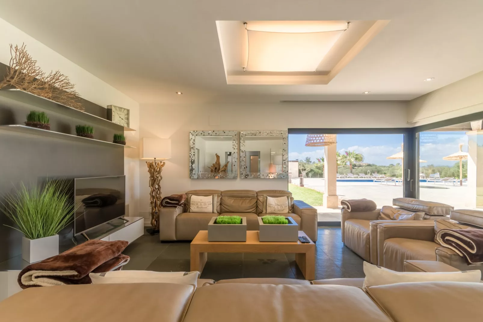 Flor de Sal a Sa Canoveta, Villa 5StarsHome Mallor-Woonkamer
