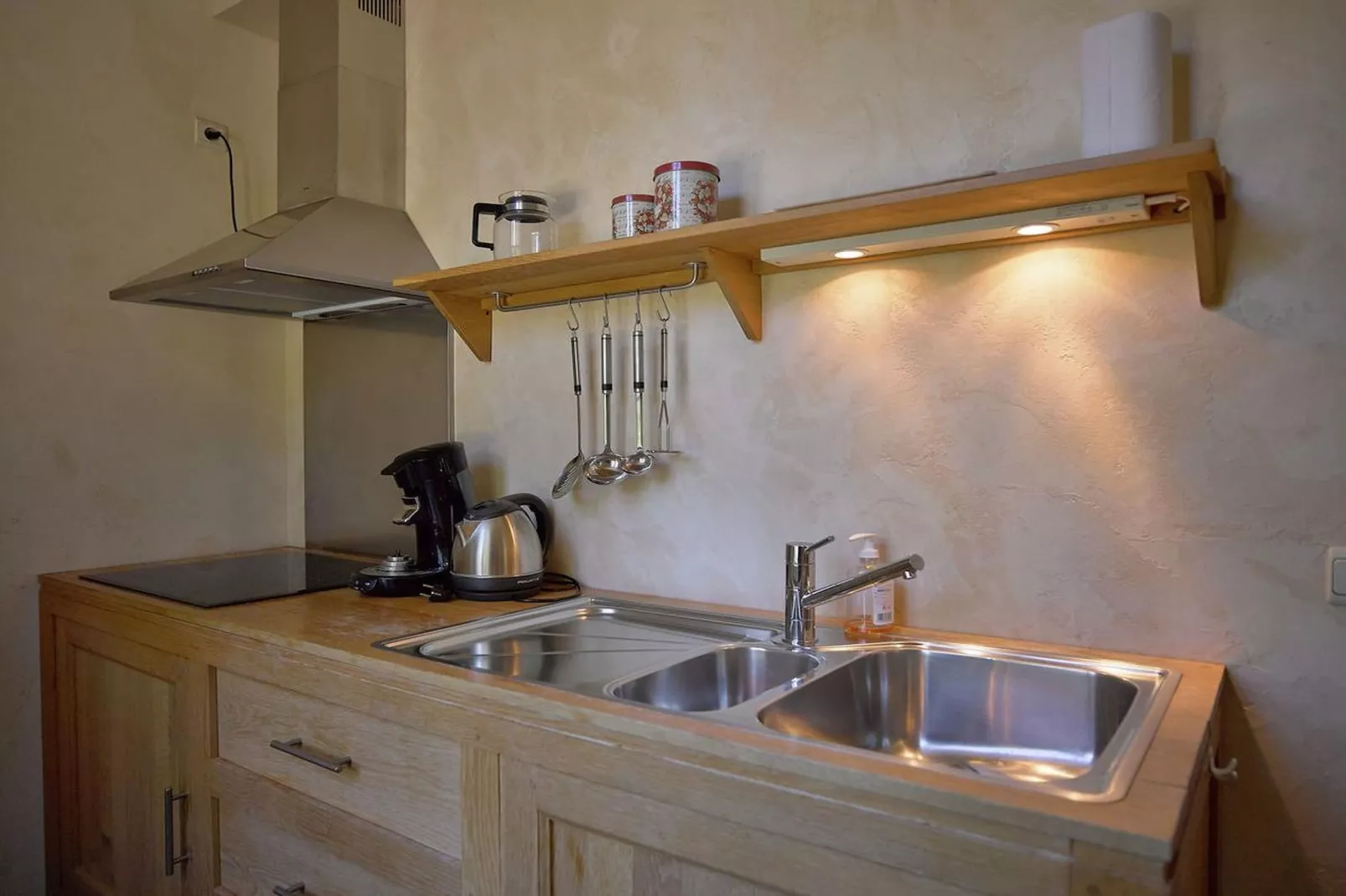 Appartement voor vier Domain Château Dieupart-Keuken