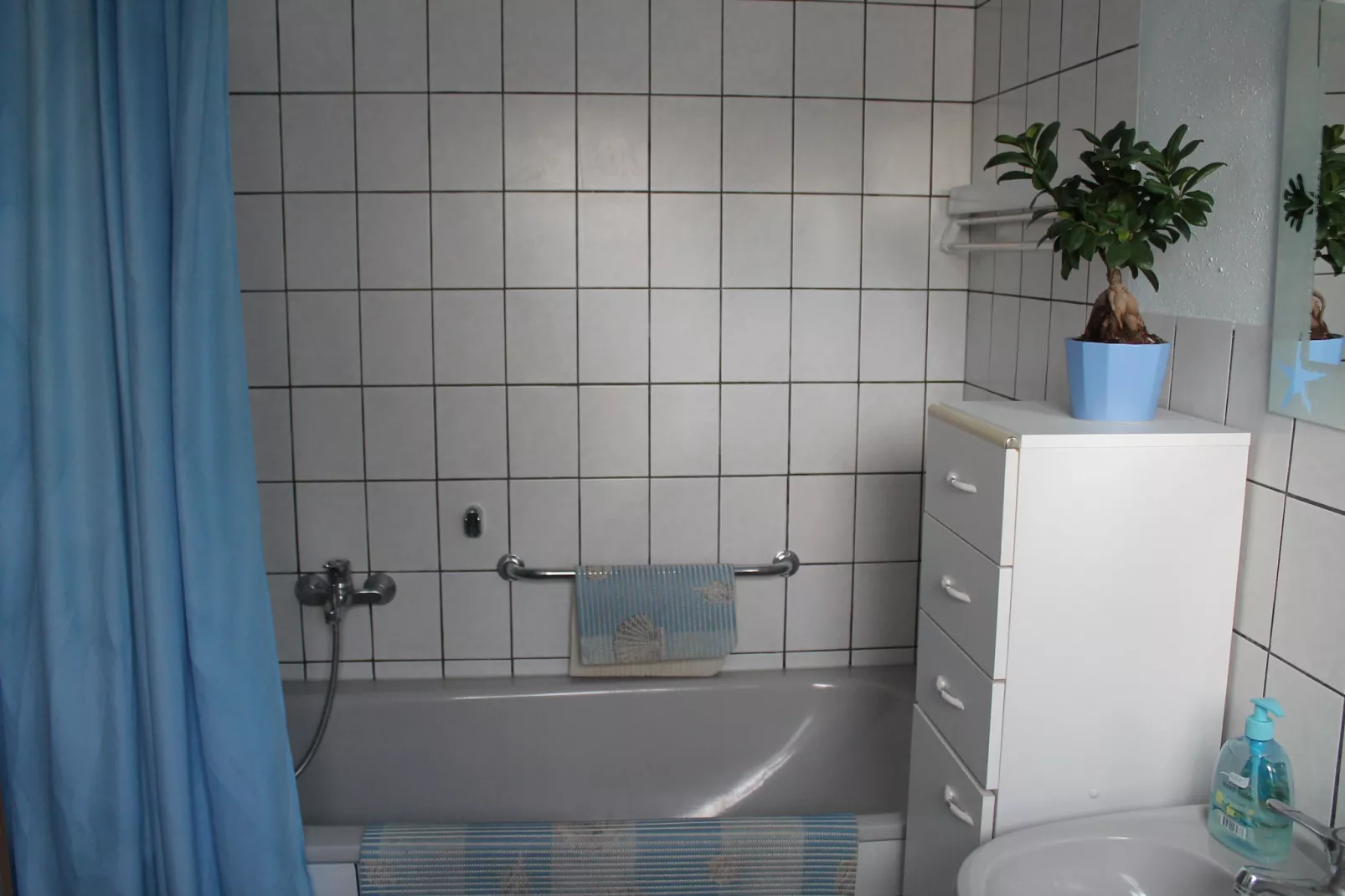 Ferienwohnung am Wald / Büdnerreihe-Badkamer
