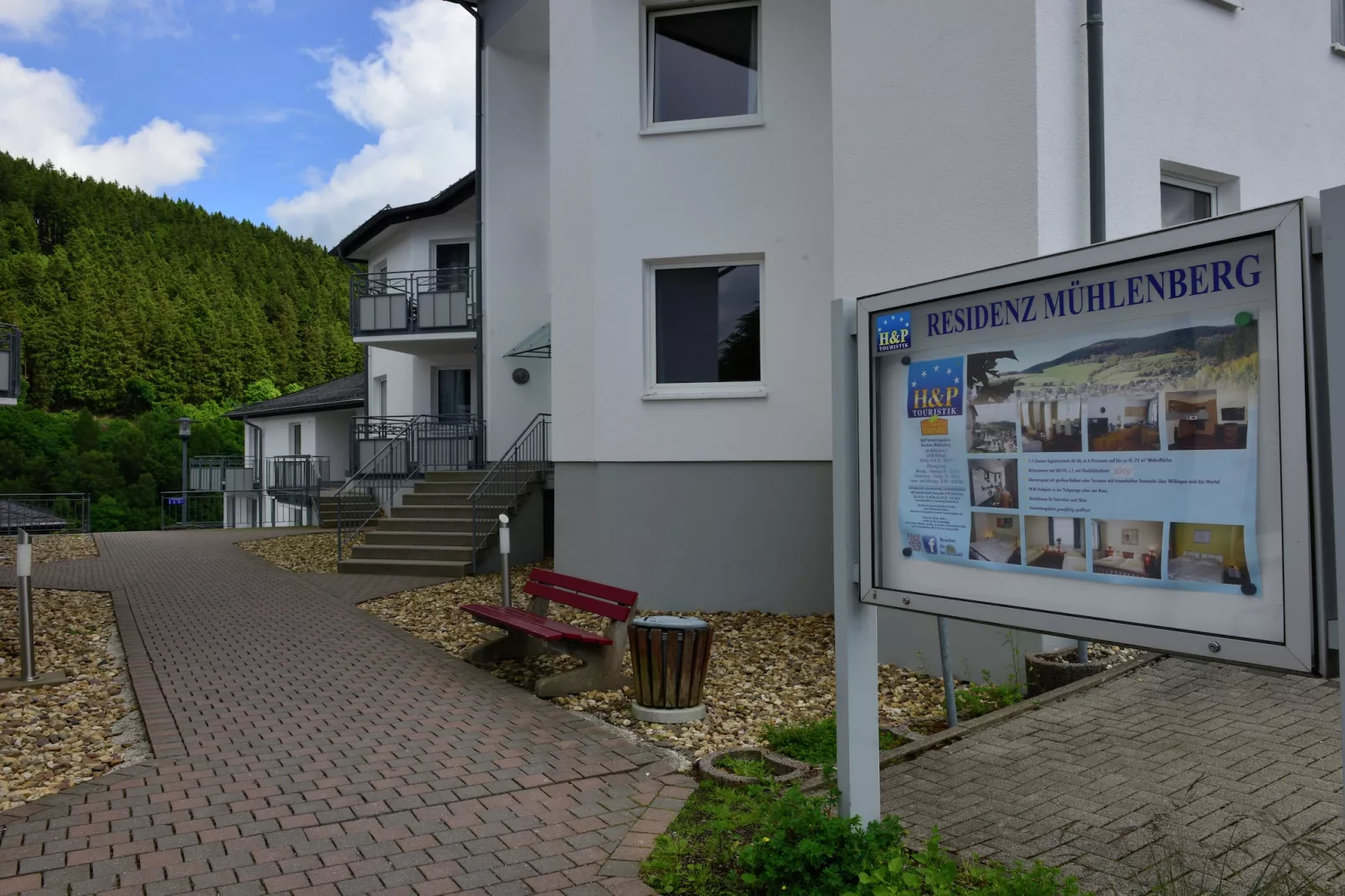 Residenz Mühlenberg-Buitenkant zomer