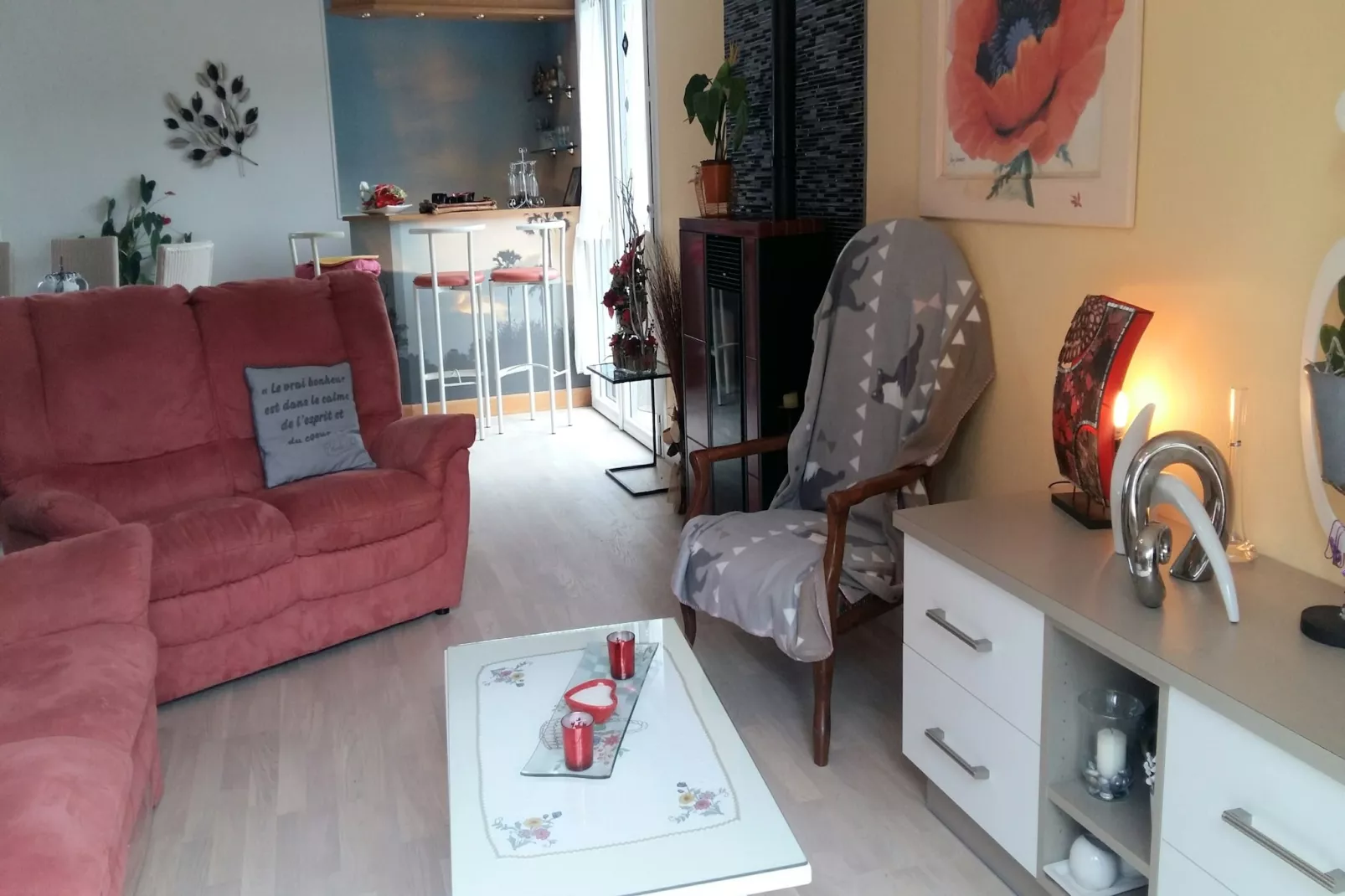 Belle maison bretonne-Woonkamer