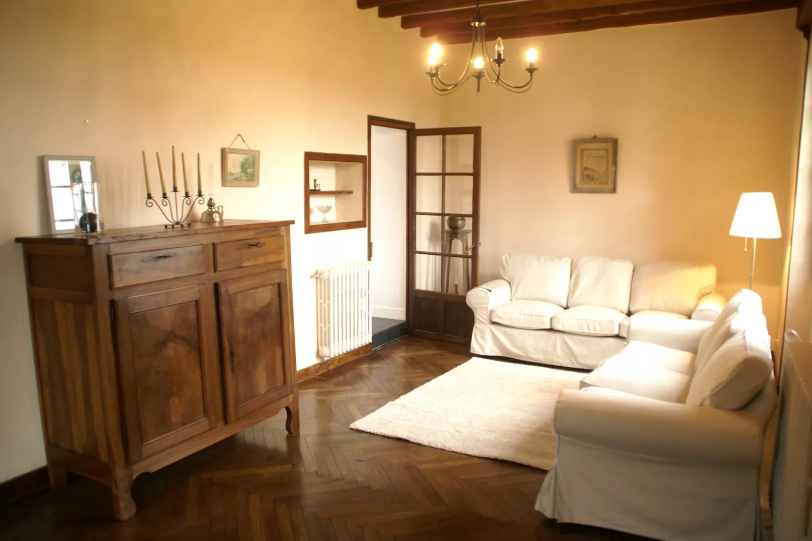Demeure de charme Belves-Woonkamer