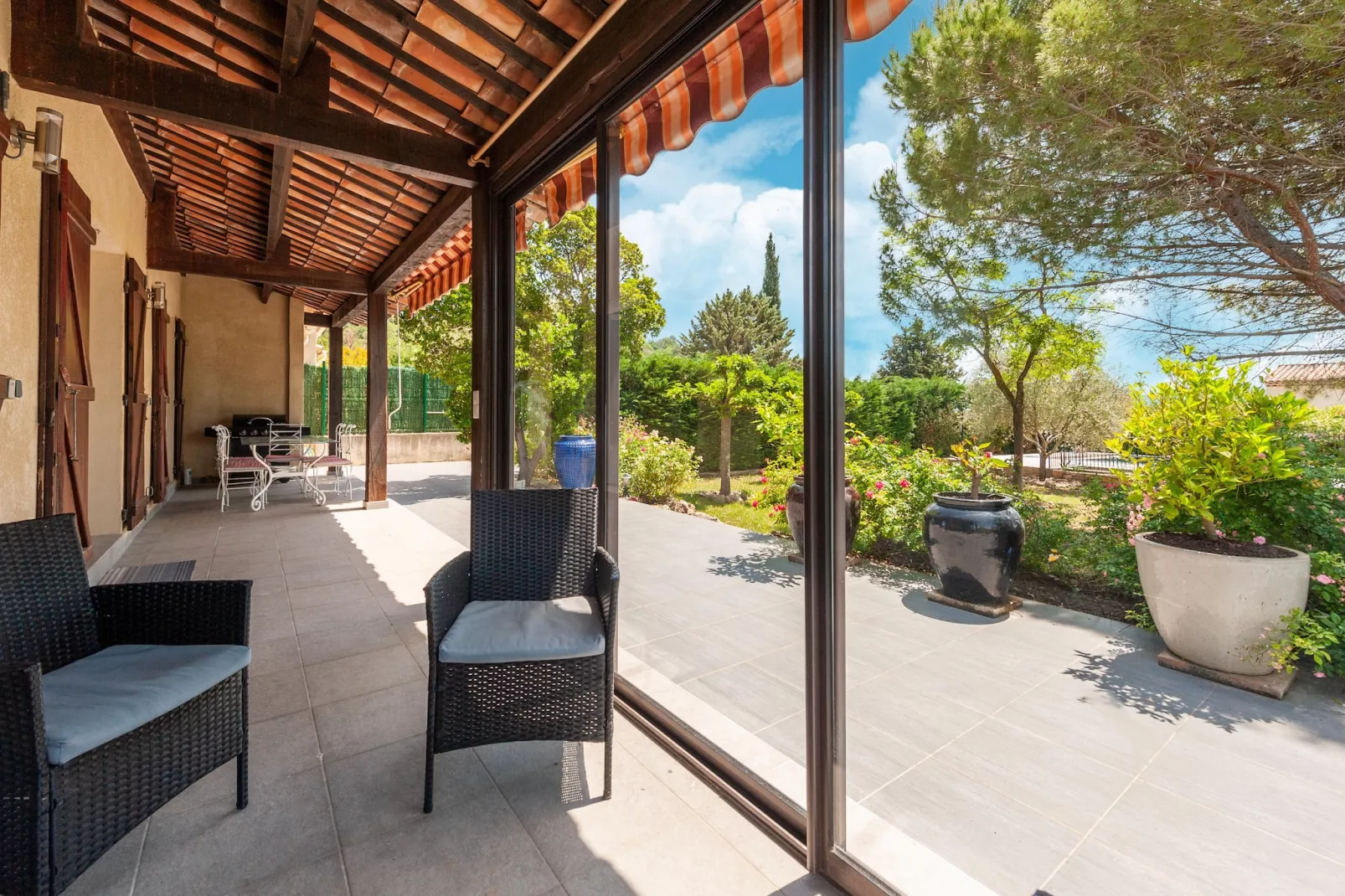 Villa Isclawa-Tuinen zomer
