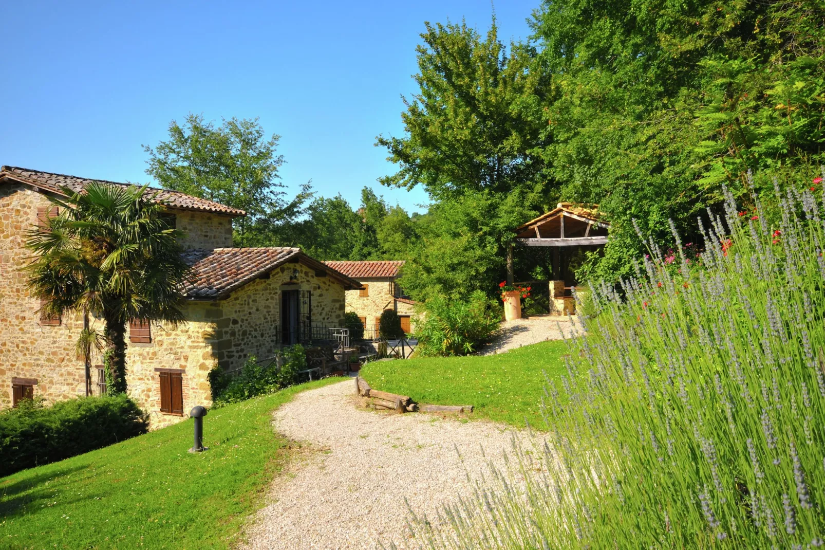 Casa Niccone-Buitenkant zomer