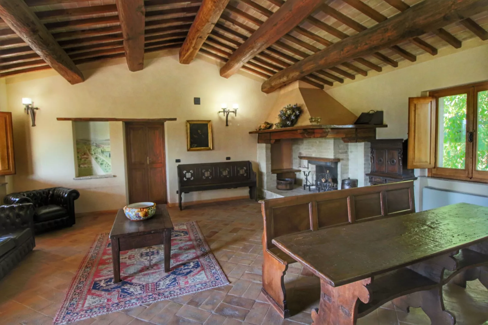 Villa Angeli-Woonkamer
