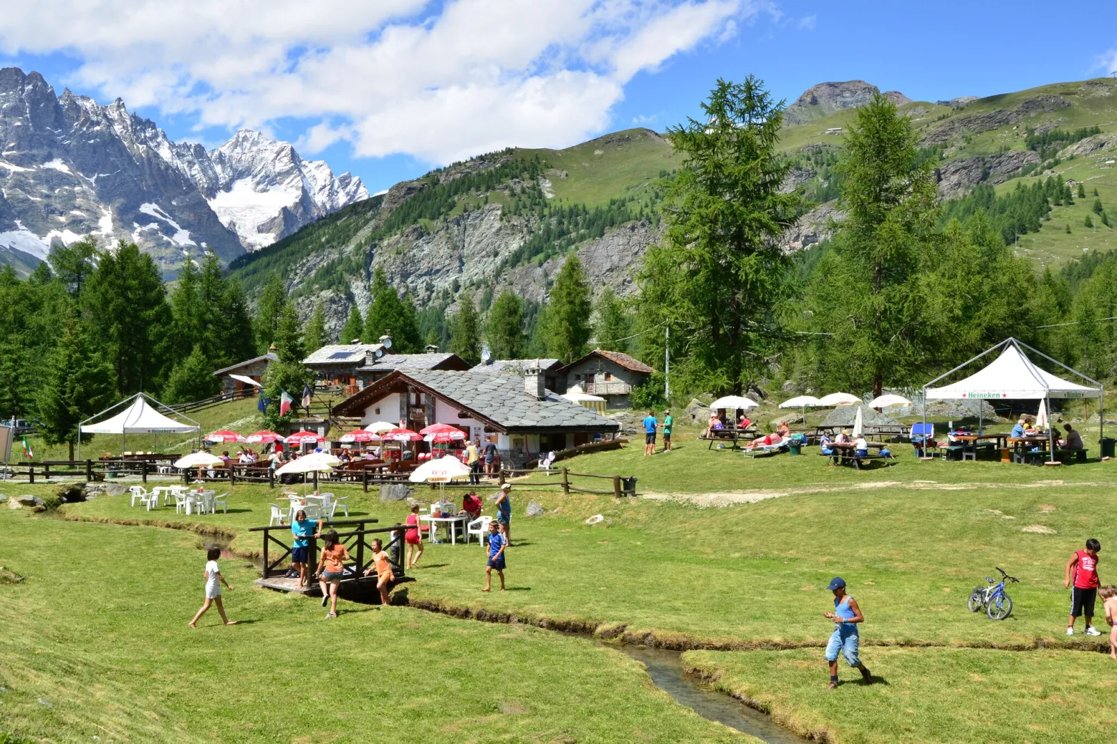 Residenza Cervinia Bilo Sei-Gebieden zomer 20km