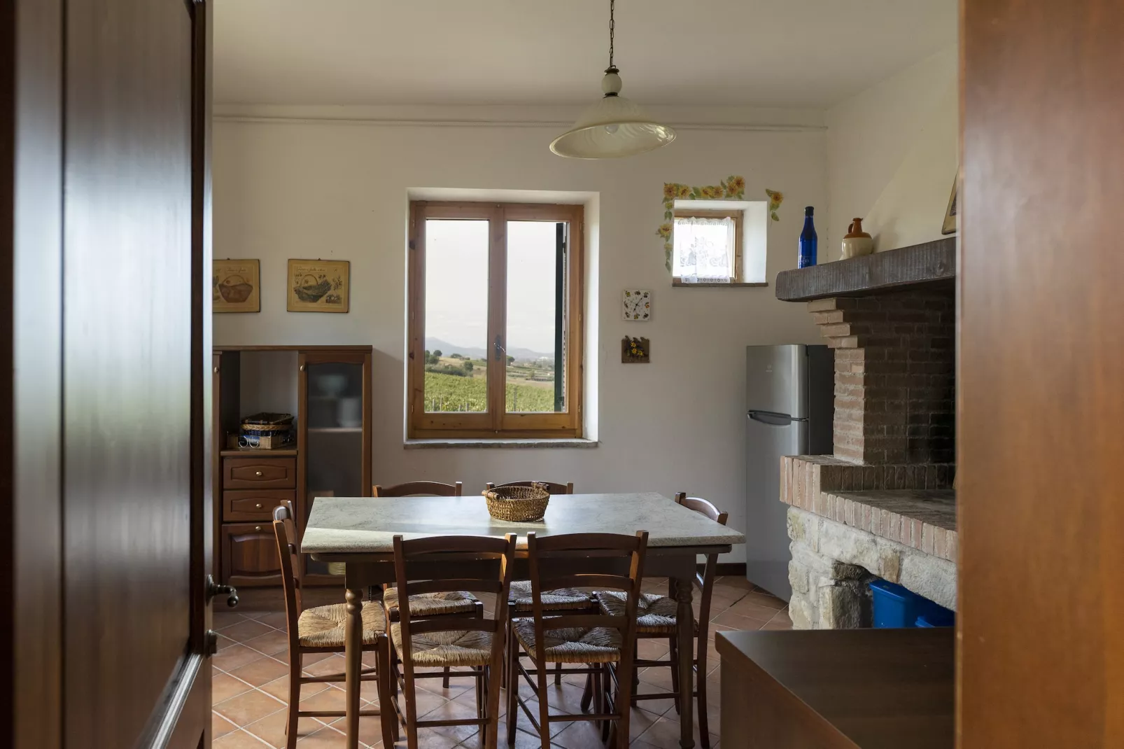 Villa Collemancio-Eetkamer