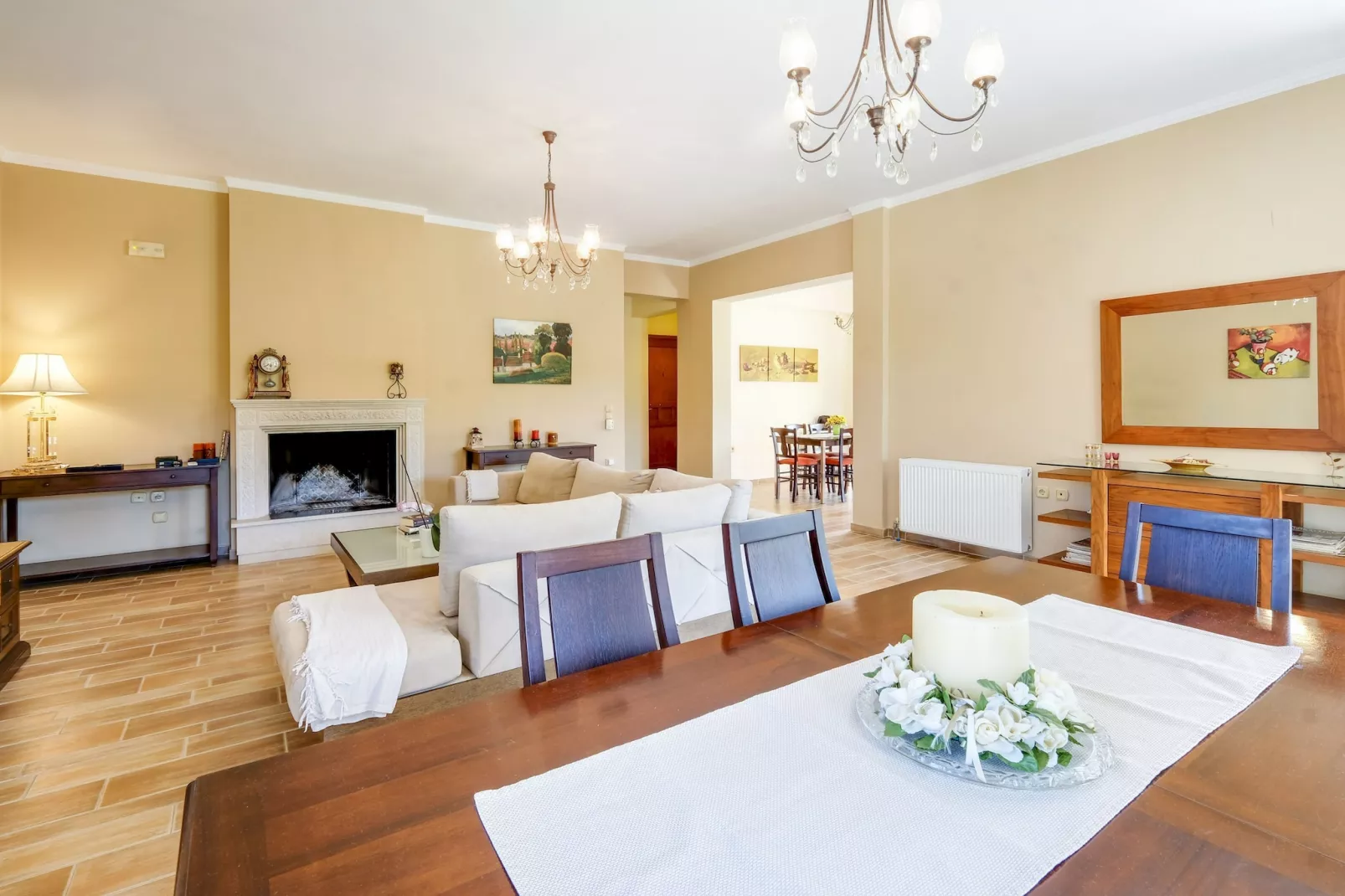 Casa Bianca-Woonkamer