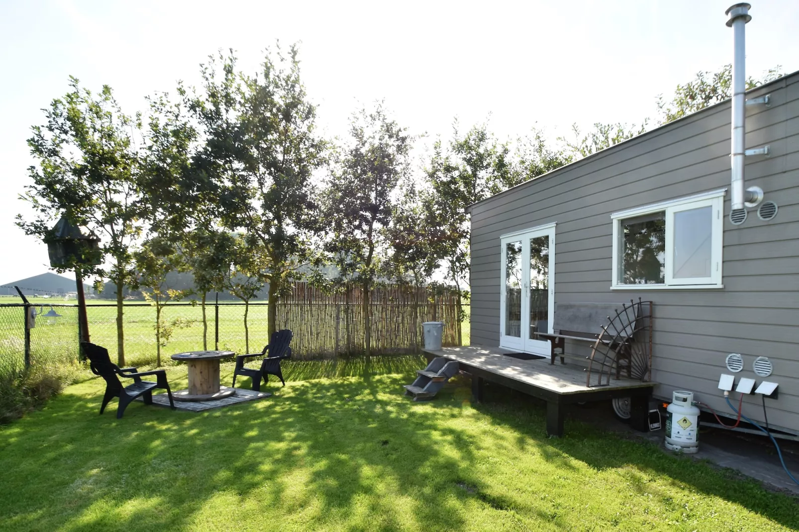 Tiny House-Buitenkant zomer