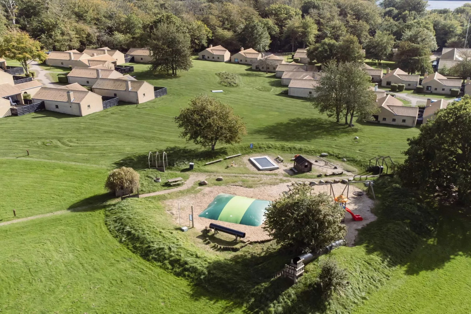 Charmant vakantiehuis in Middlefart-Buitenlucht