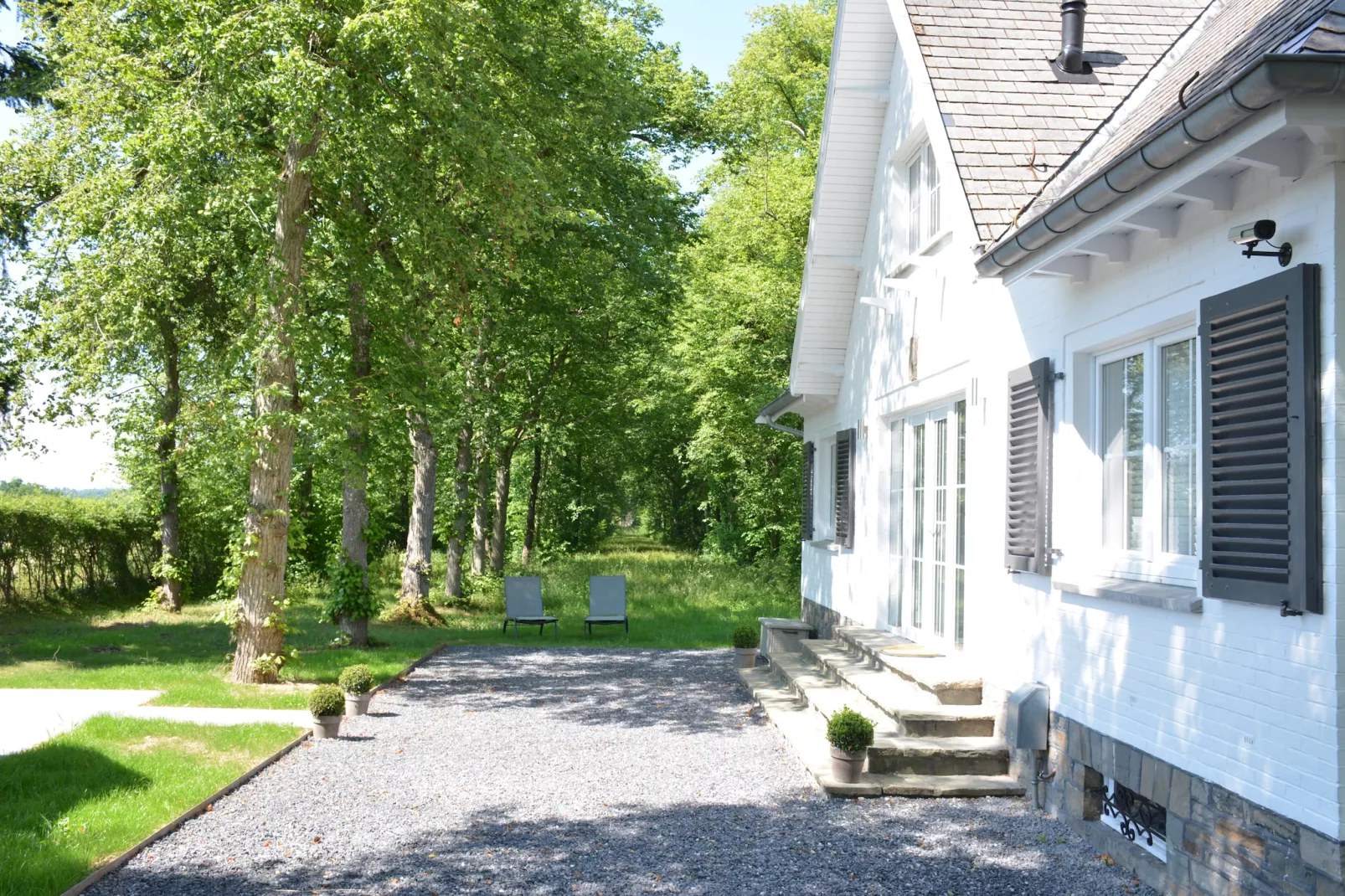 La Drève du Château-Tuinen zomer