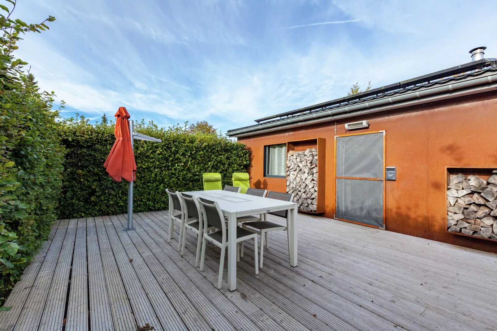 Chalet Vert-Tuinen zomer