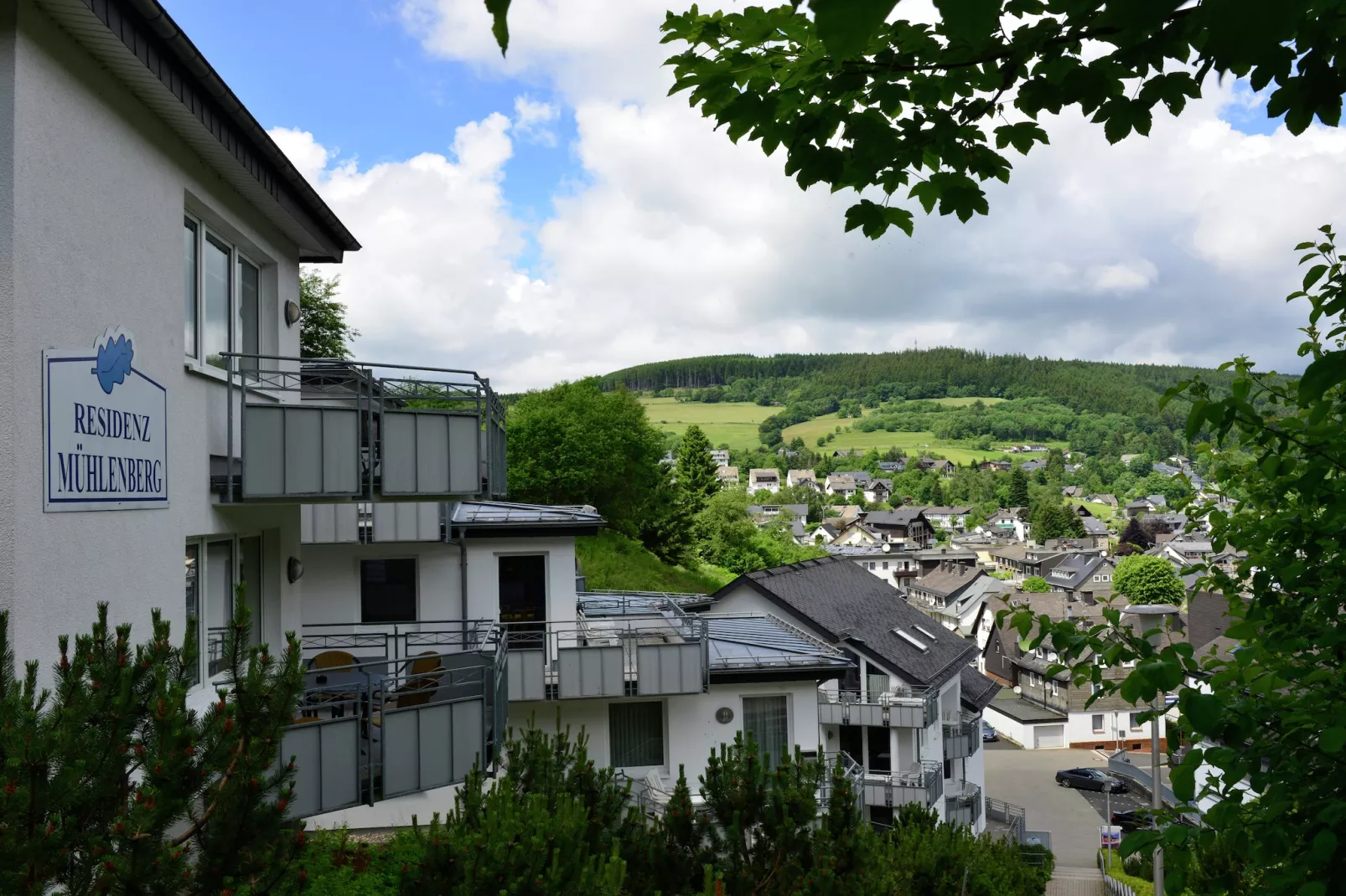 Residenz Mühlenberg-Buitenkant zomer