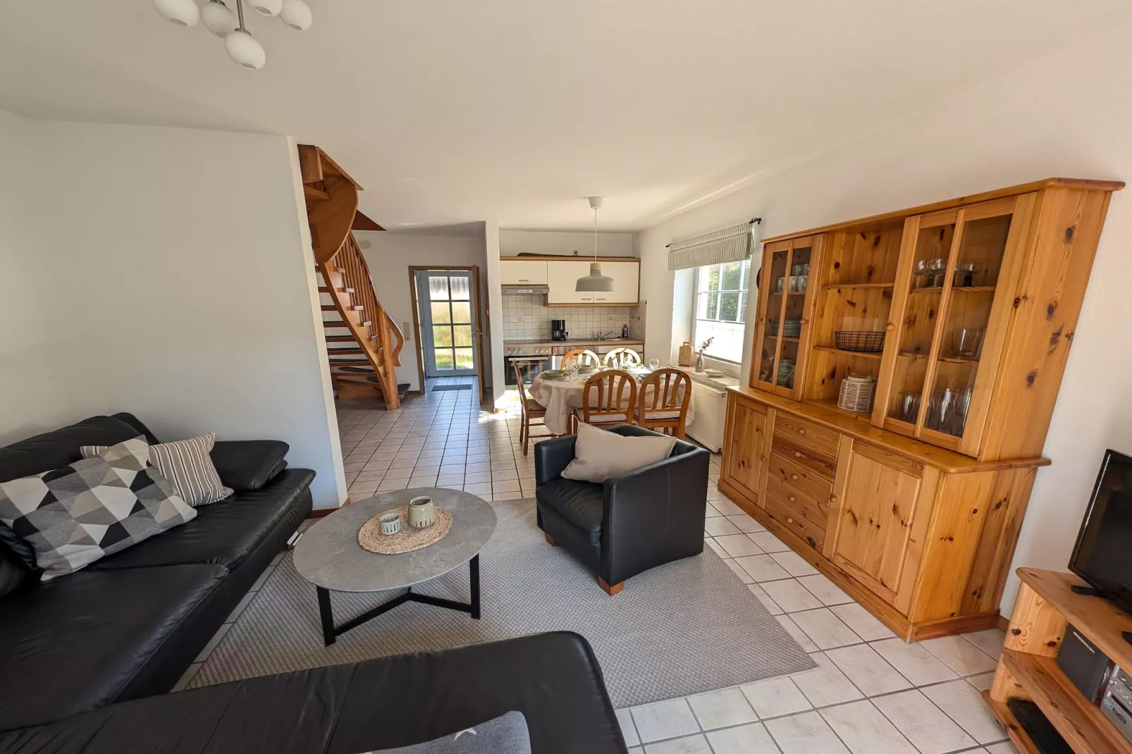 Ferienhaus Neßmersiel-Woonkamer