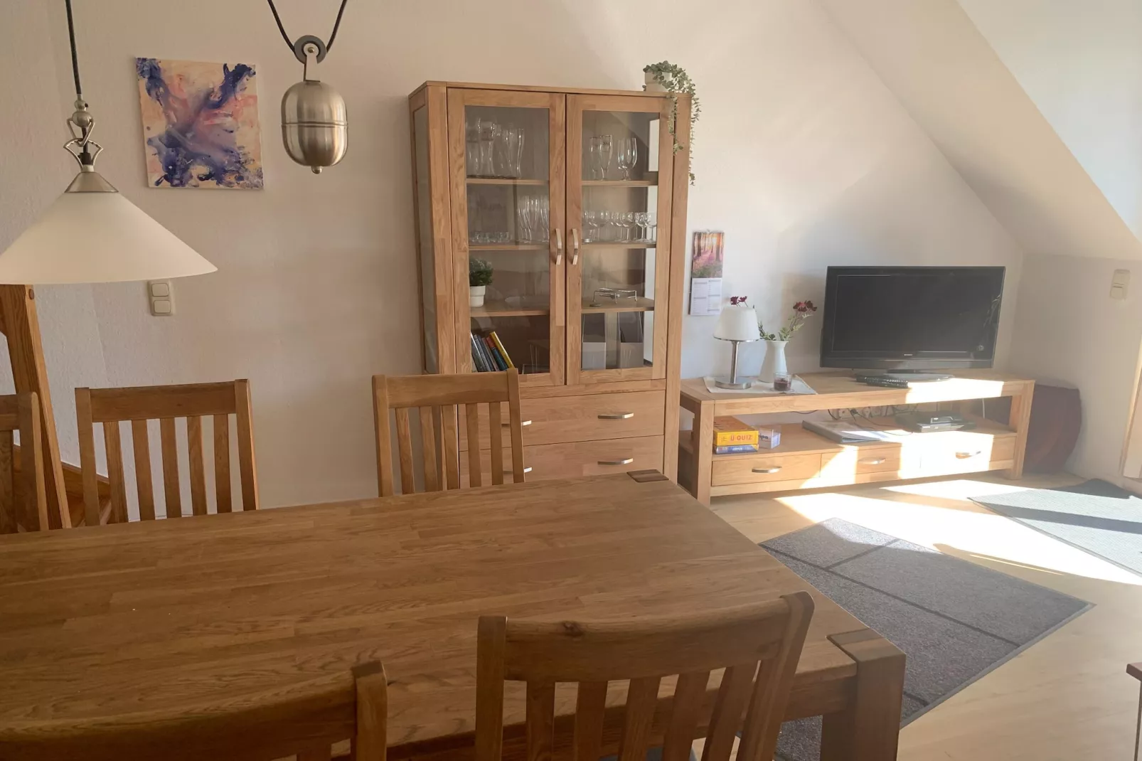 Ferienwohnung im Feriendorf Papillon Boltenhagen-Typ 1 70 qm 6 Personen-Woonkamer