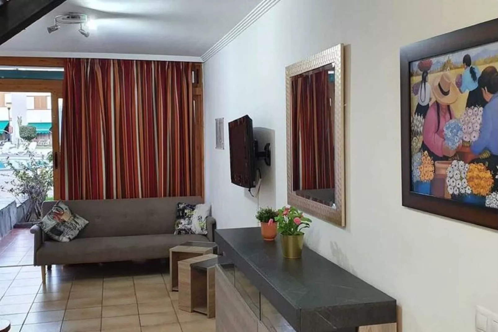 Bungalow Las Brisas-Woonkamer