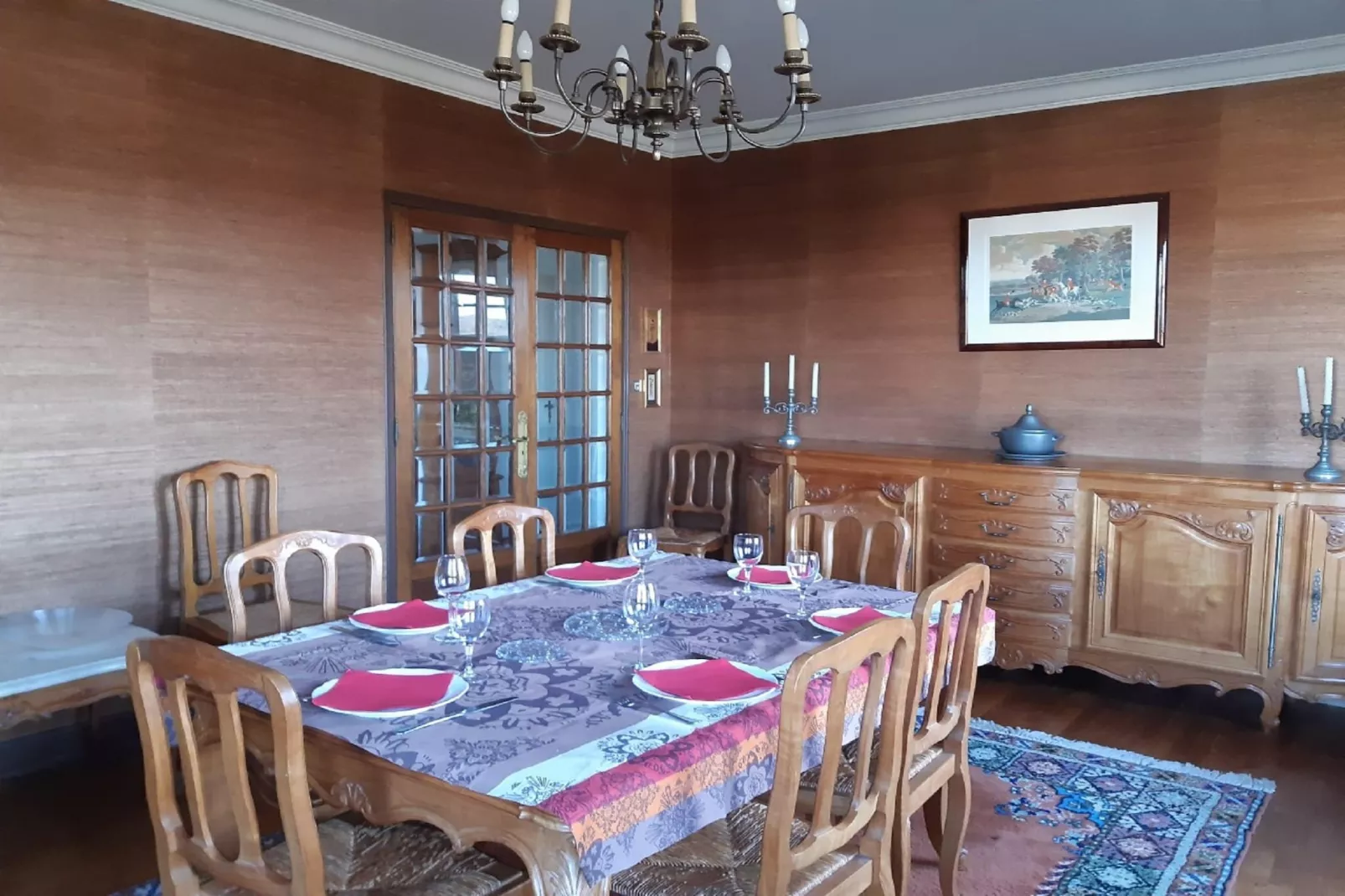 Maison de Vacances Payzac-Eetkamer
