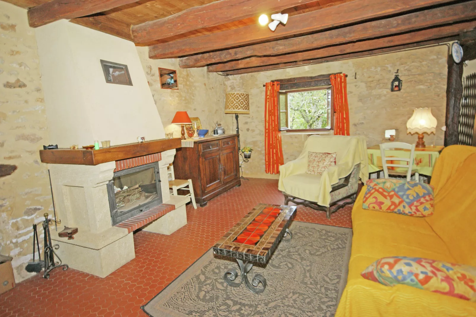 Maison de vacances Villefranche du Perigord-Woonkamer