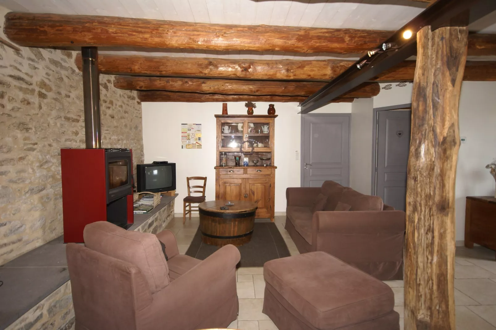 Maison à la campagne-Woonkamer