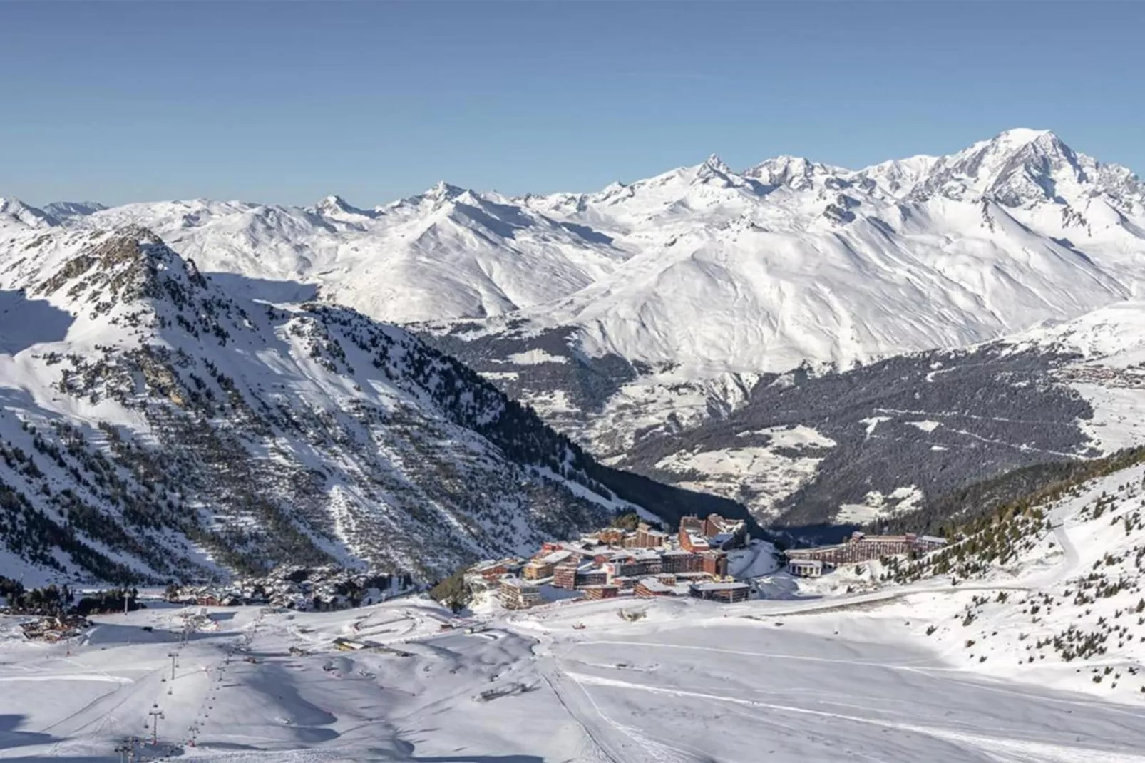 Residence Le Roc Belle Face 3-Gebied winter 20km