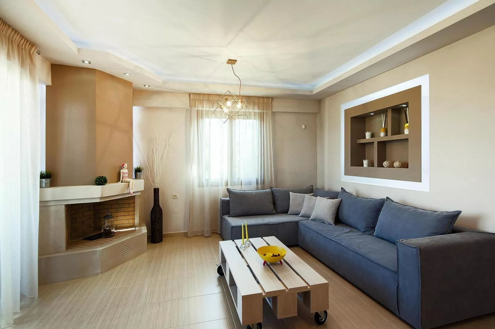 Holiday home Adele-Villa Harmony of Nature-Woonkamer