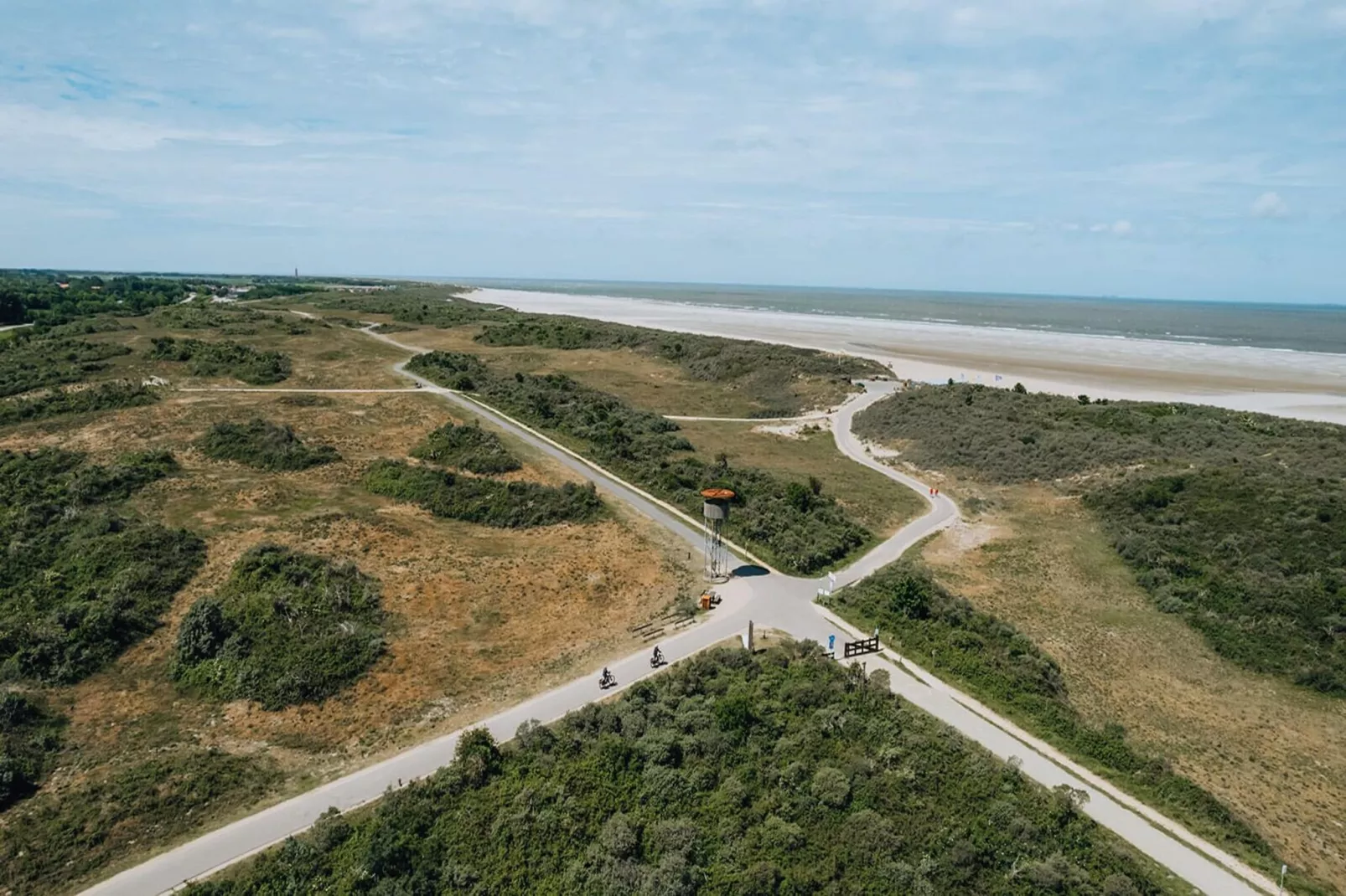 Strandpark Duynhille 2-Gebieden zomer 1km