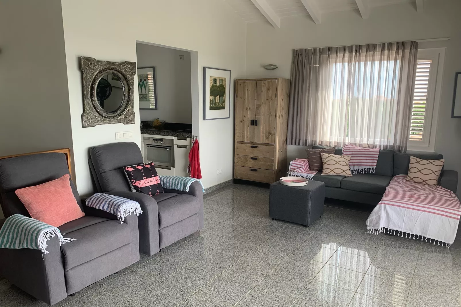 Caribbean Sea Coral Estate 6 pers-Woonkamer
