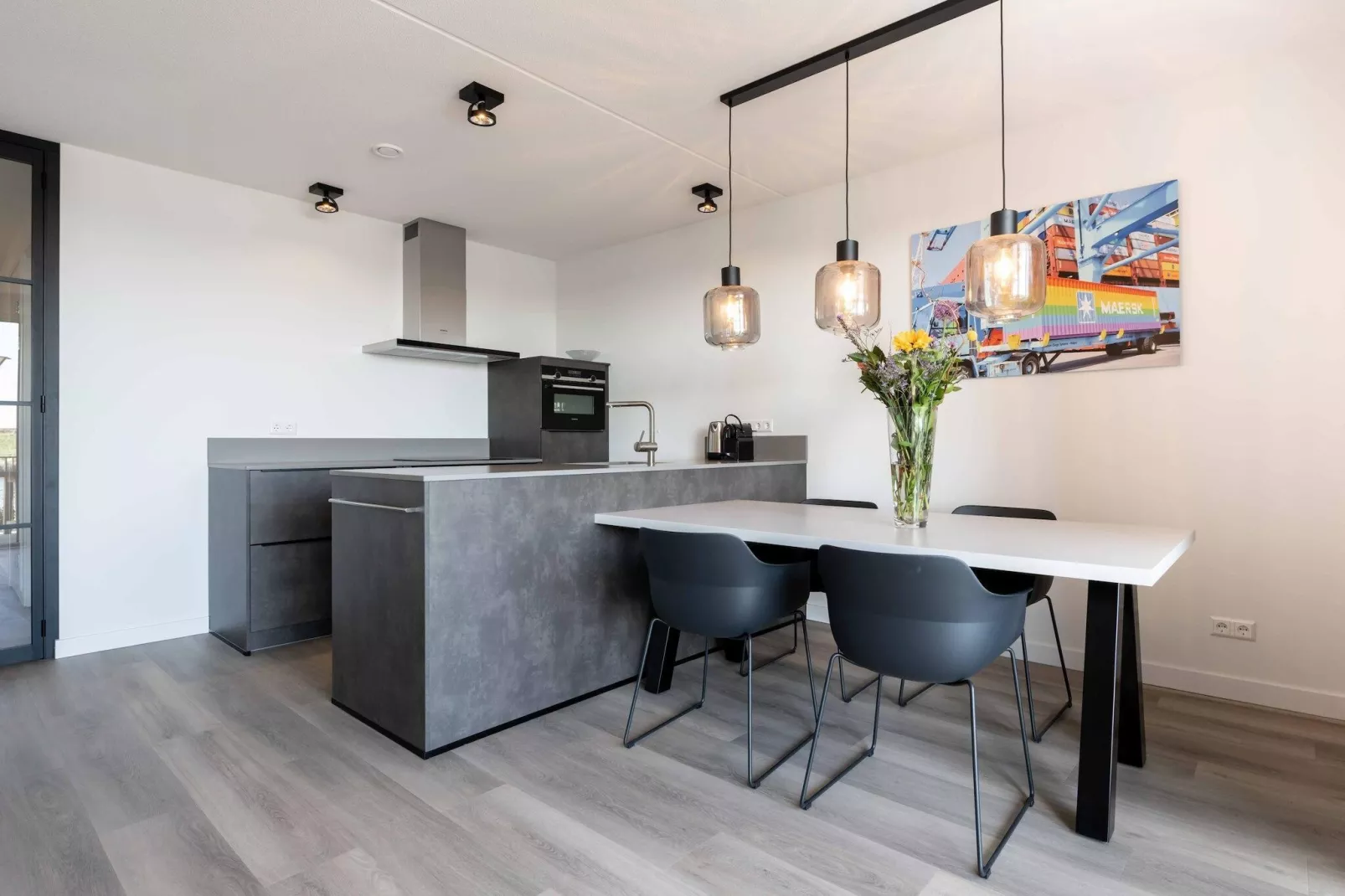 Harbour Loft 1E Résidence Marina havenzicht-Keuken