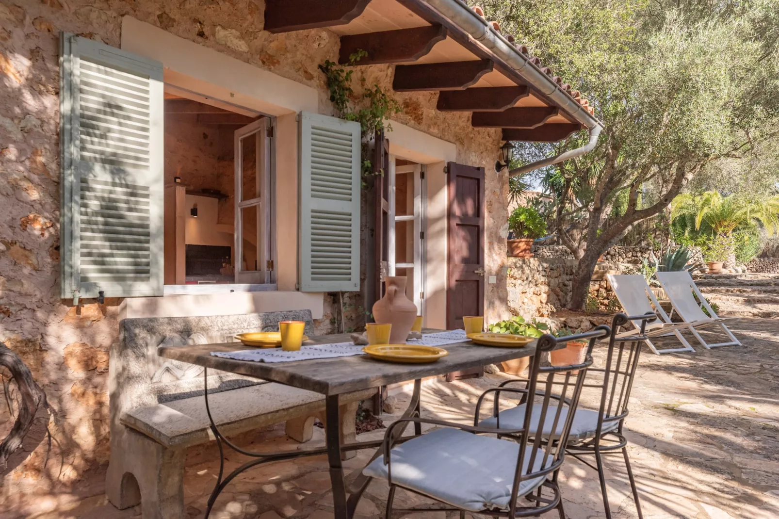 Can Pina - Eco Groc --Terrasbalkon