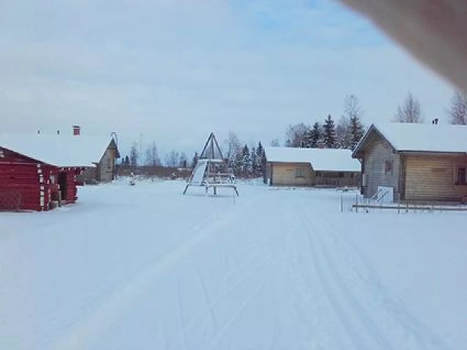 outside