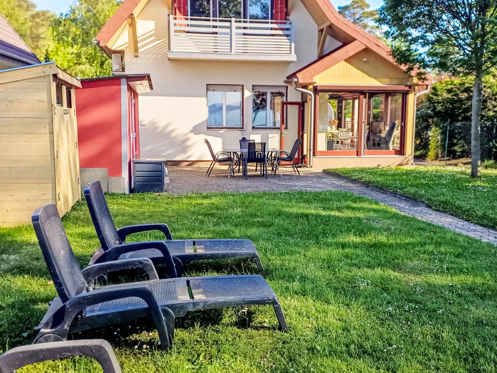 Lake House Sundown