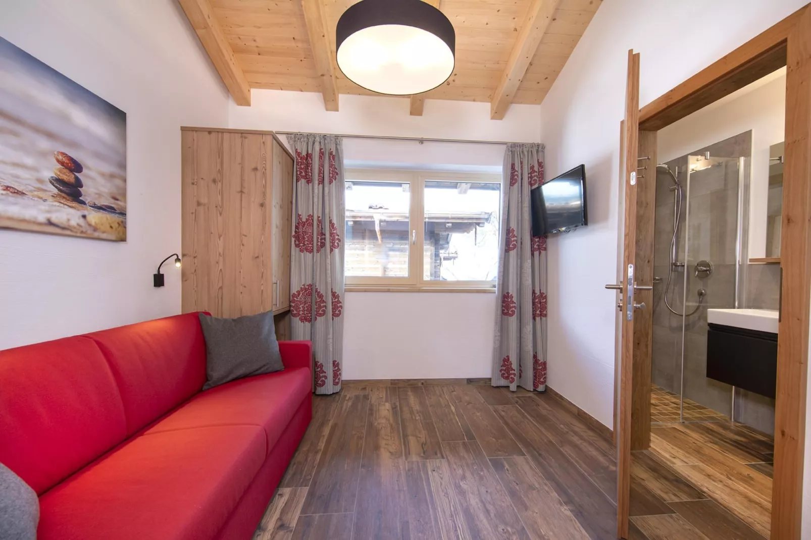 Nationalpark Chalet Stein am Ferner-Woonkamer