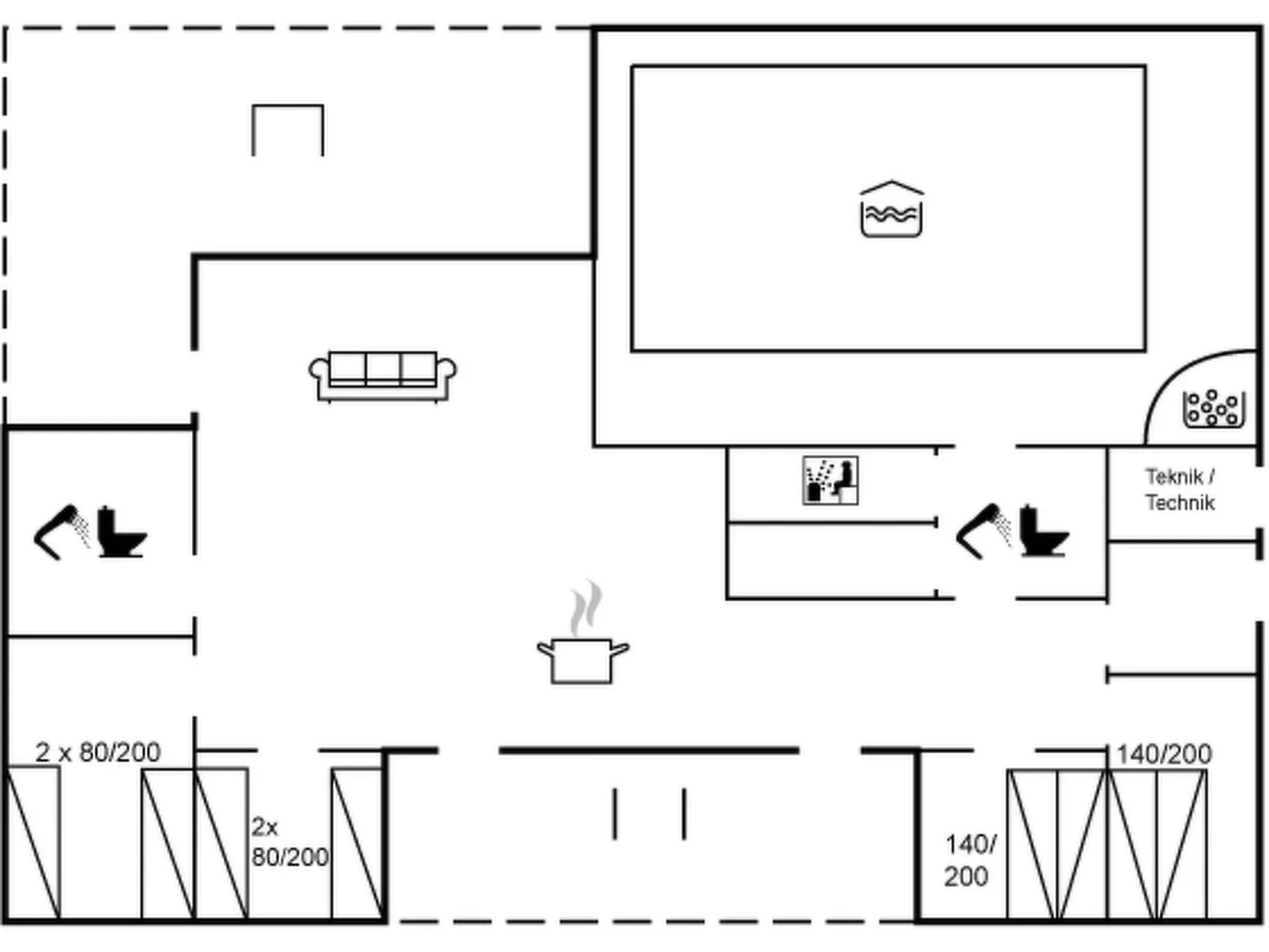 inside