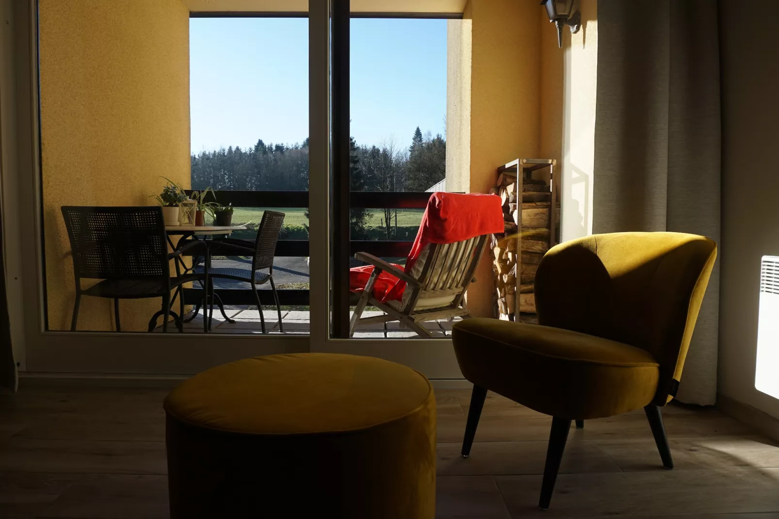Charme des Chenets-Woonkamer