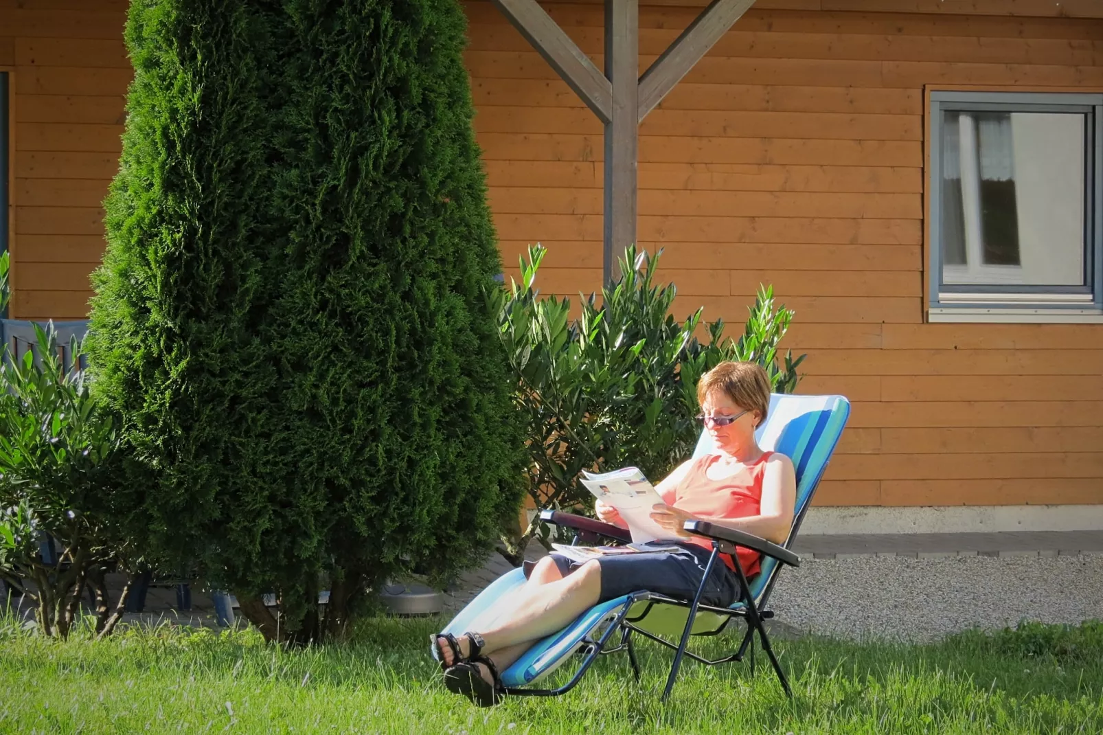 Am Ferienbauernhof - FW 1-Tuinen zomer